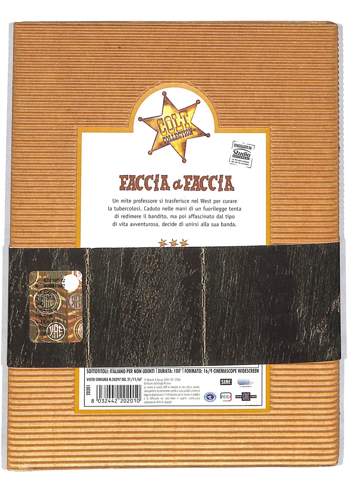 EBOND Faccia a Faccia DIGIPACK DVD DB559914