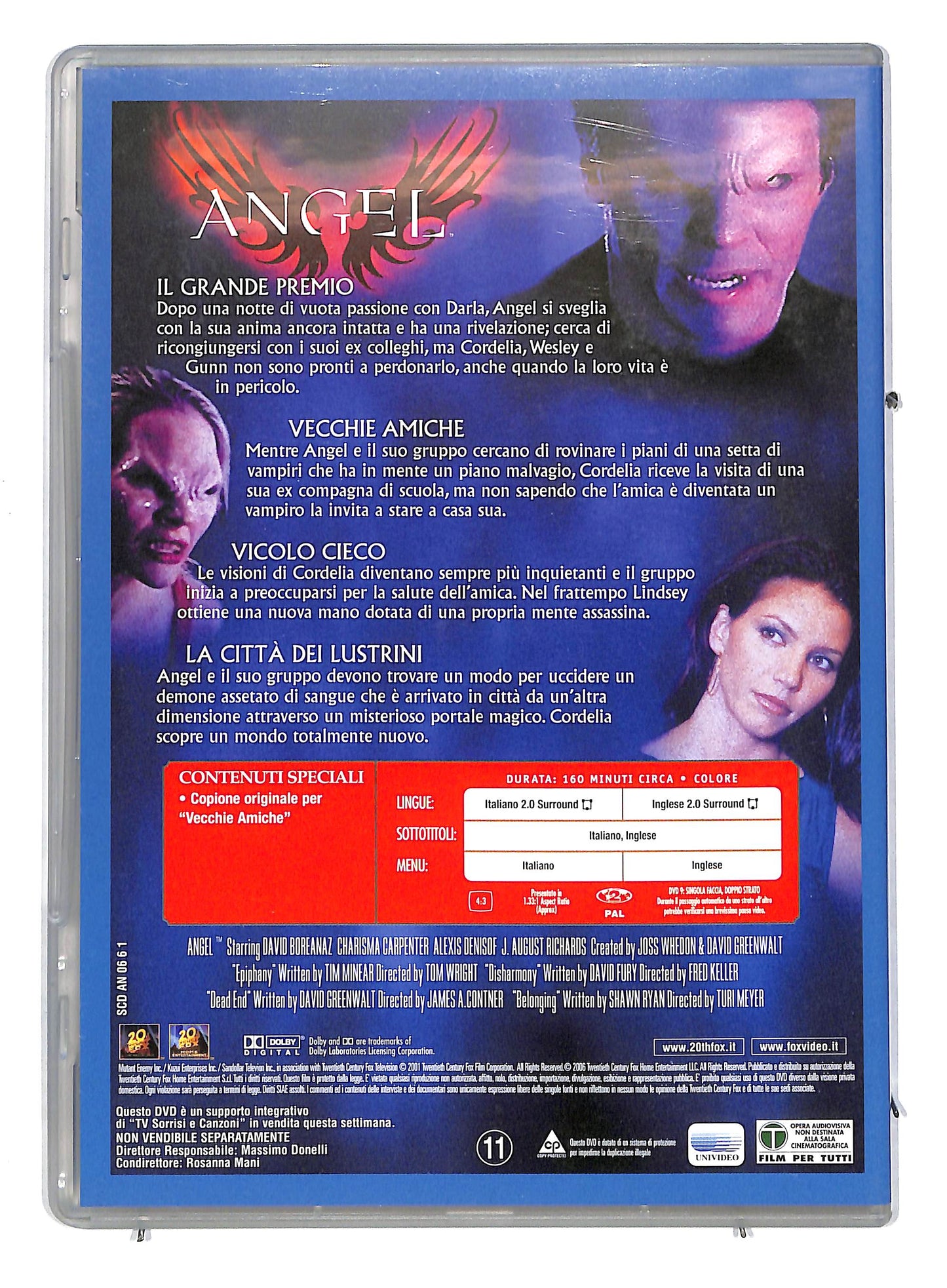 EBOND Angel stagione 2 disco 5 slimcase EDITORIALE DVD DB559923