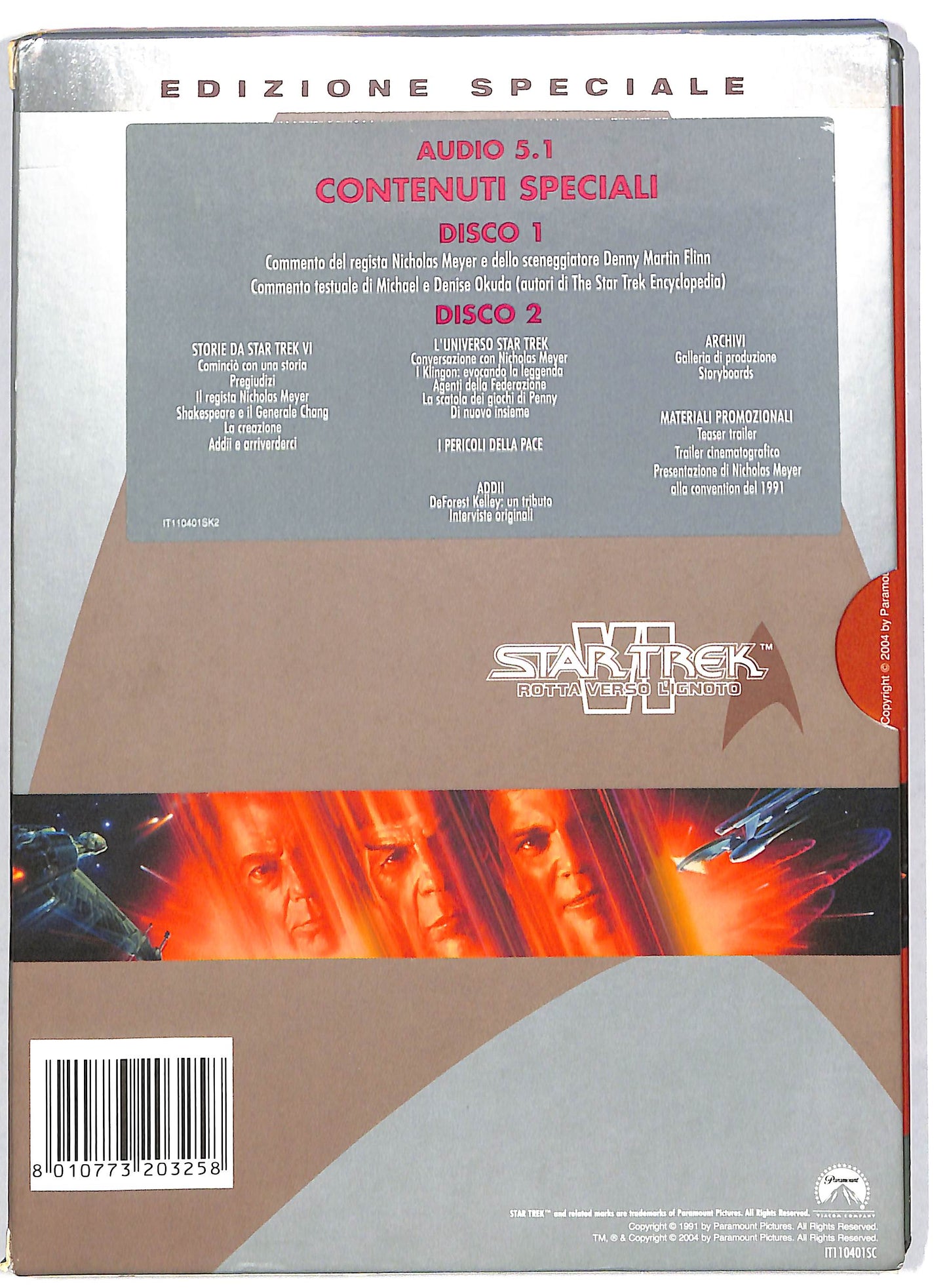 EBOND Star Trek VI - Rotta verso l'ignoto EDIZIONE SPECIALE DVD DB559962