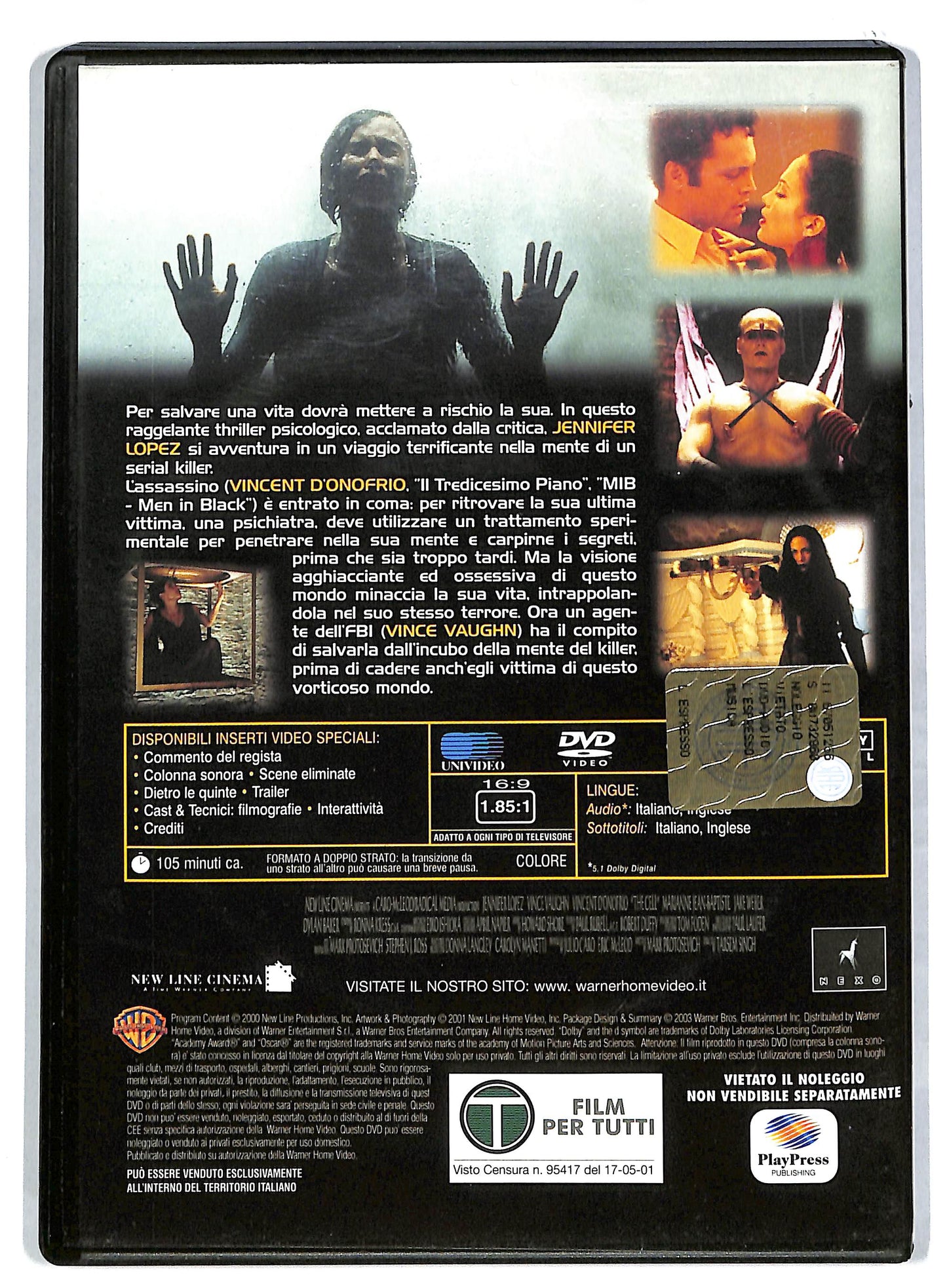 EBOND The Cell - La cellula EDITORIALE DVD DB562223