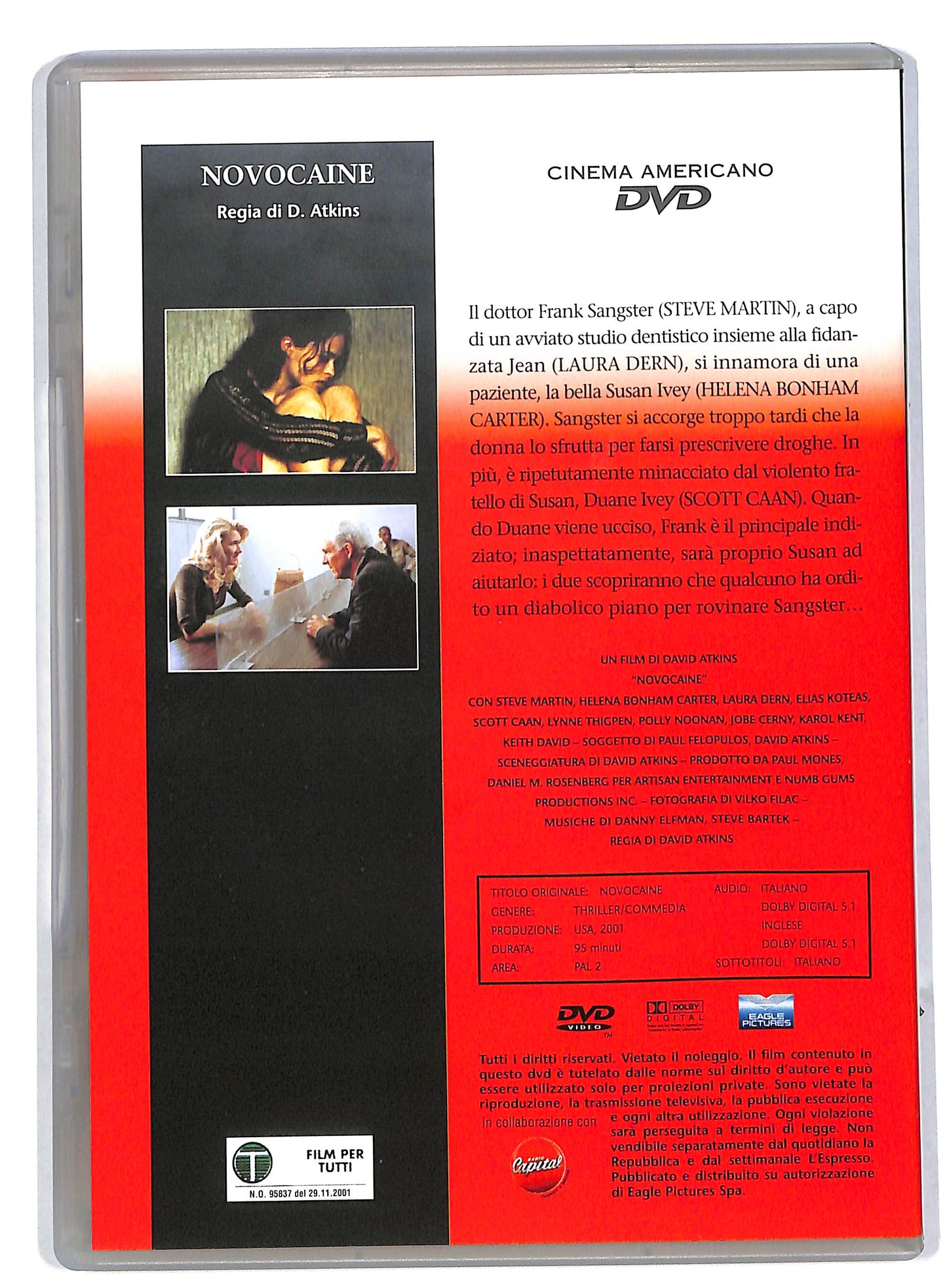 EBOND Novocaine EDITORIALE DVD DB563221