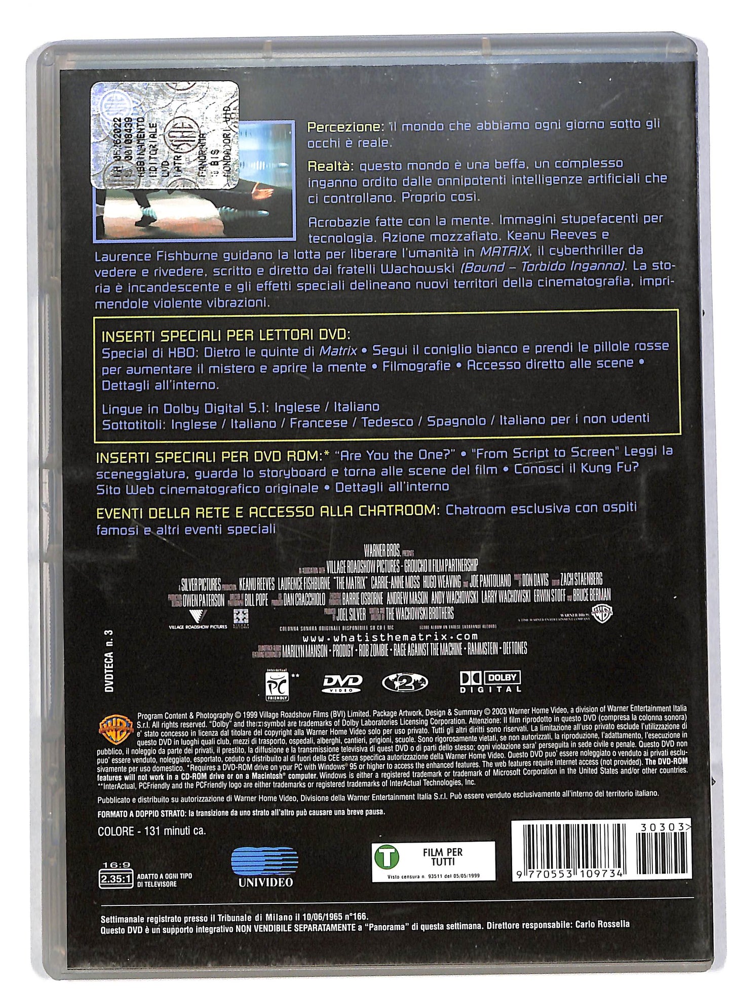 EBOND Matrix EDITORIALE DVD DB563240