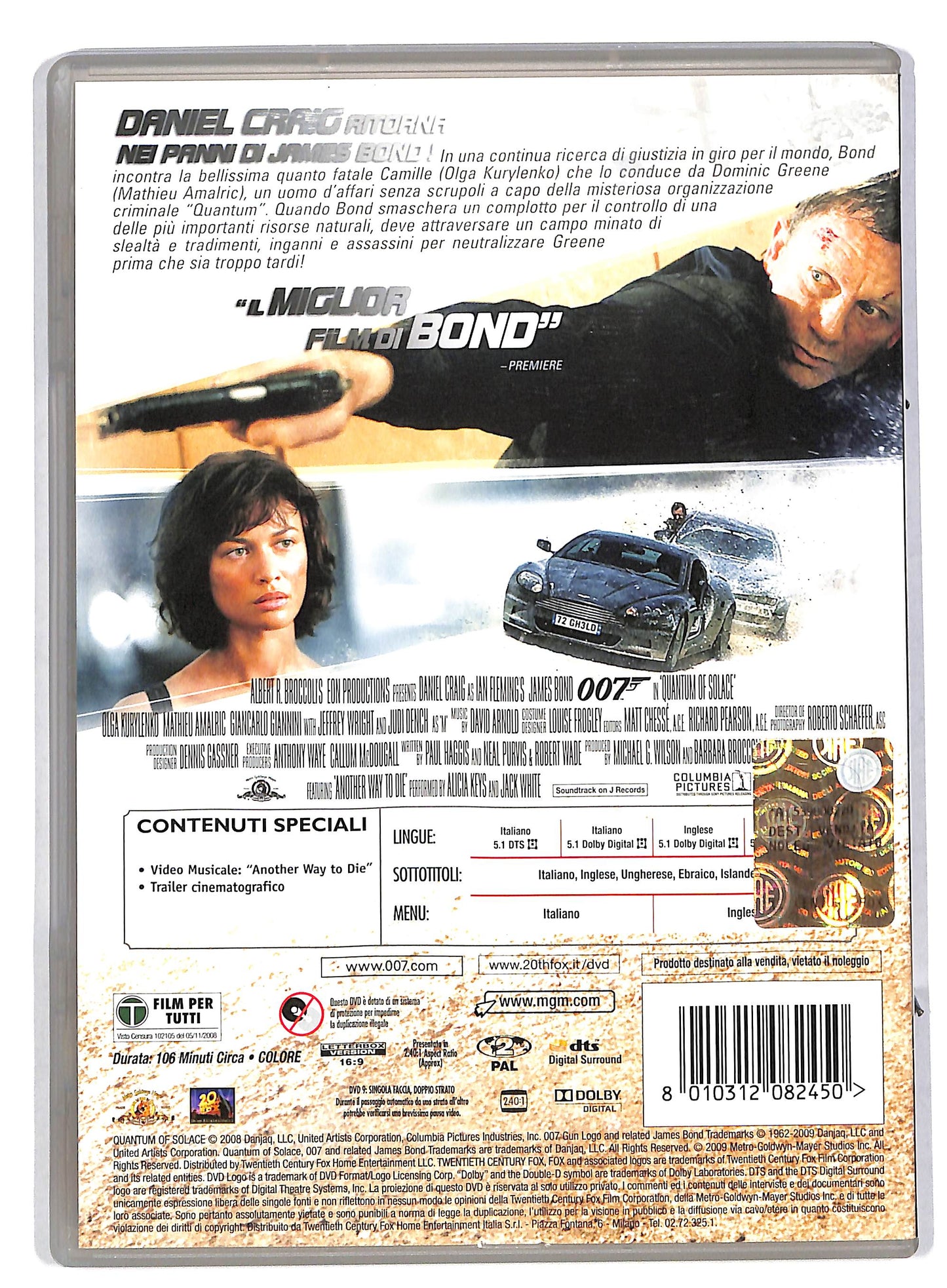 EBOND 007 - Quantum of Solace DVD DB563259