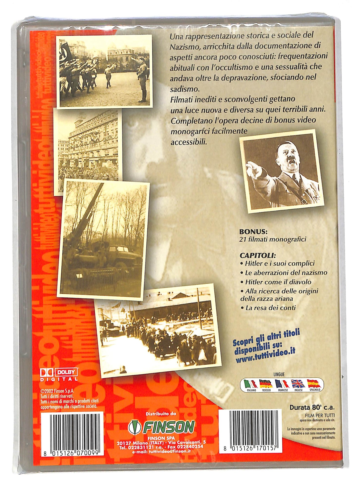EBOND Storie e segreti del nazismo - le verita nascoste EDITORIALE DVD DB564705