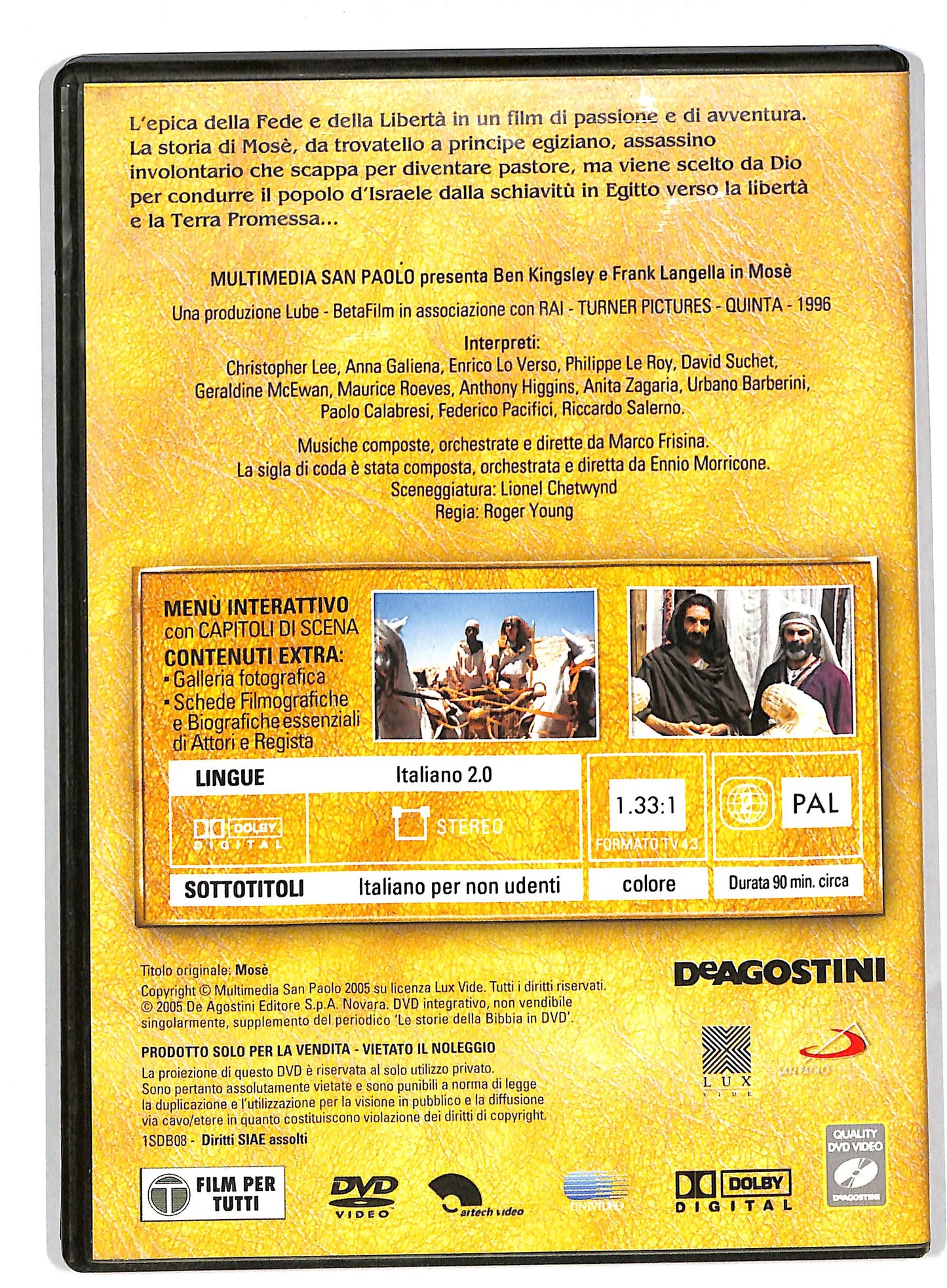 EBOND Mose prima parte - le storie della bibbia EDITORIALE DVD DB564742