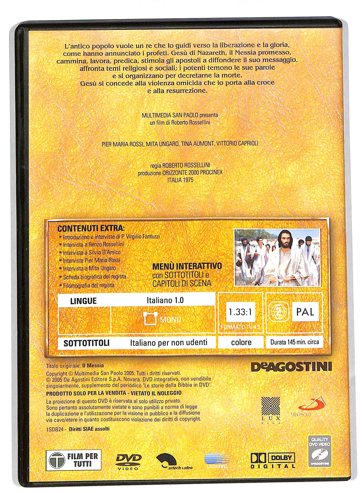 EBOND Il messia - le storie della bibbia EDITORIALE DVD DB564744
