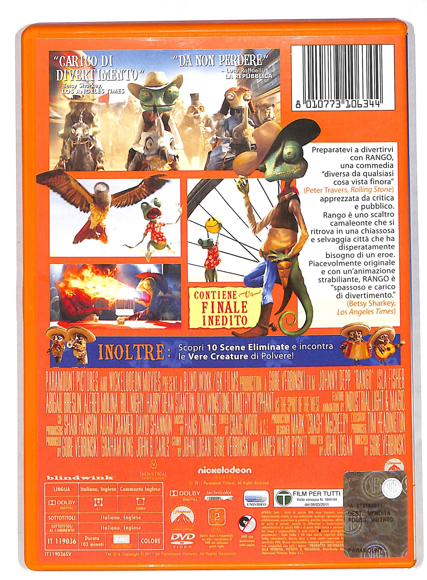EBOND Rango DVD DB568234
