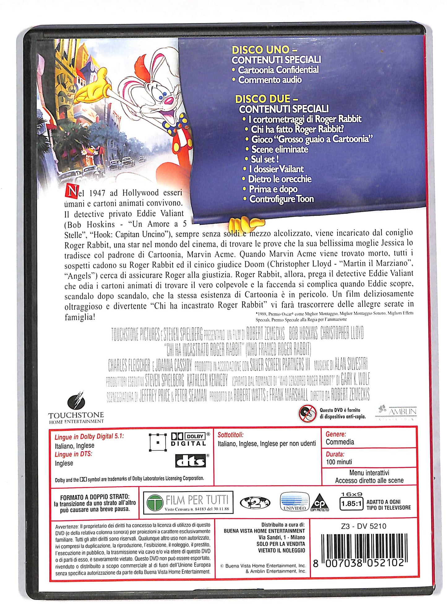 EBOND Chi ha incastrato roger rabbit DVD DB568711