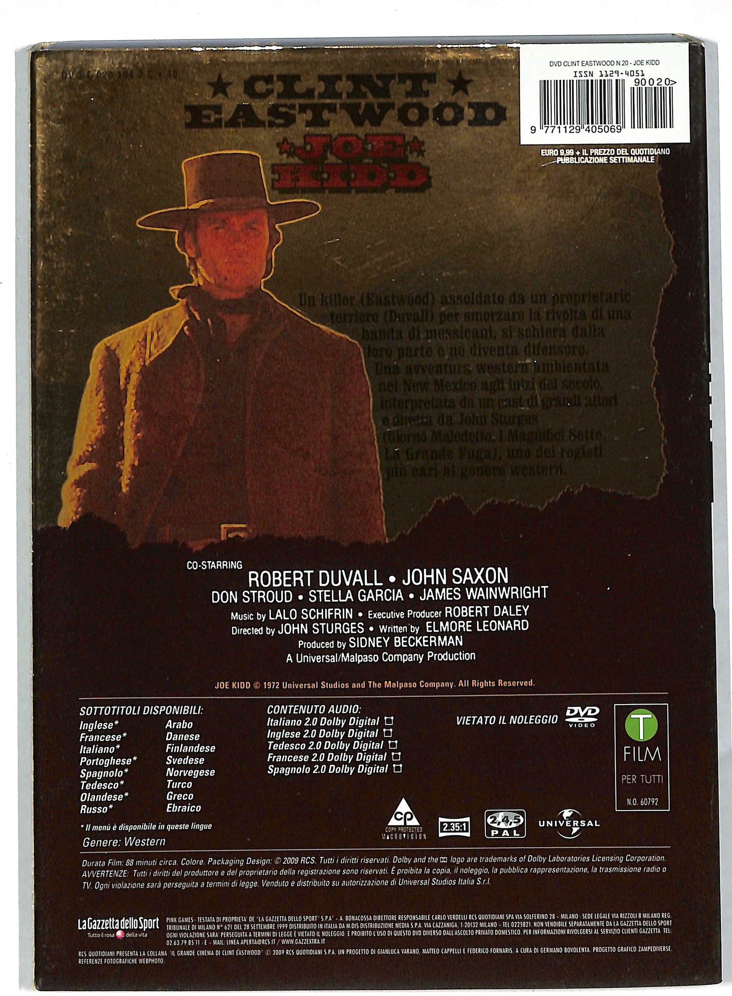 EBOND Joe kidd - il grande cinema di clint eastwood EDITORIALE DVD DB568746