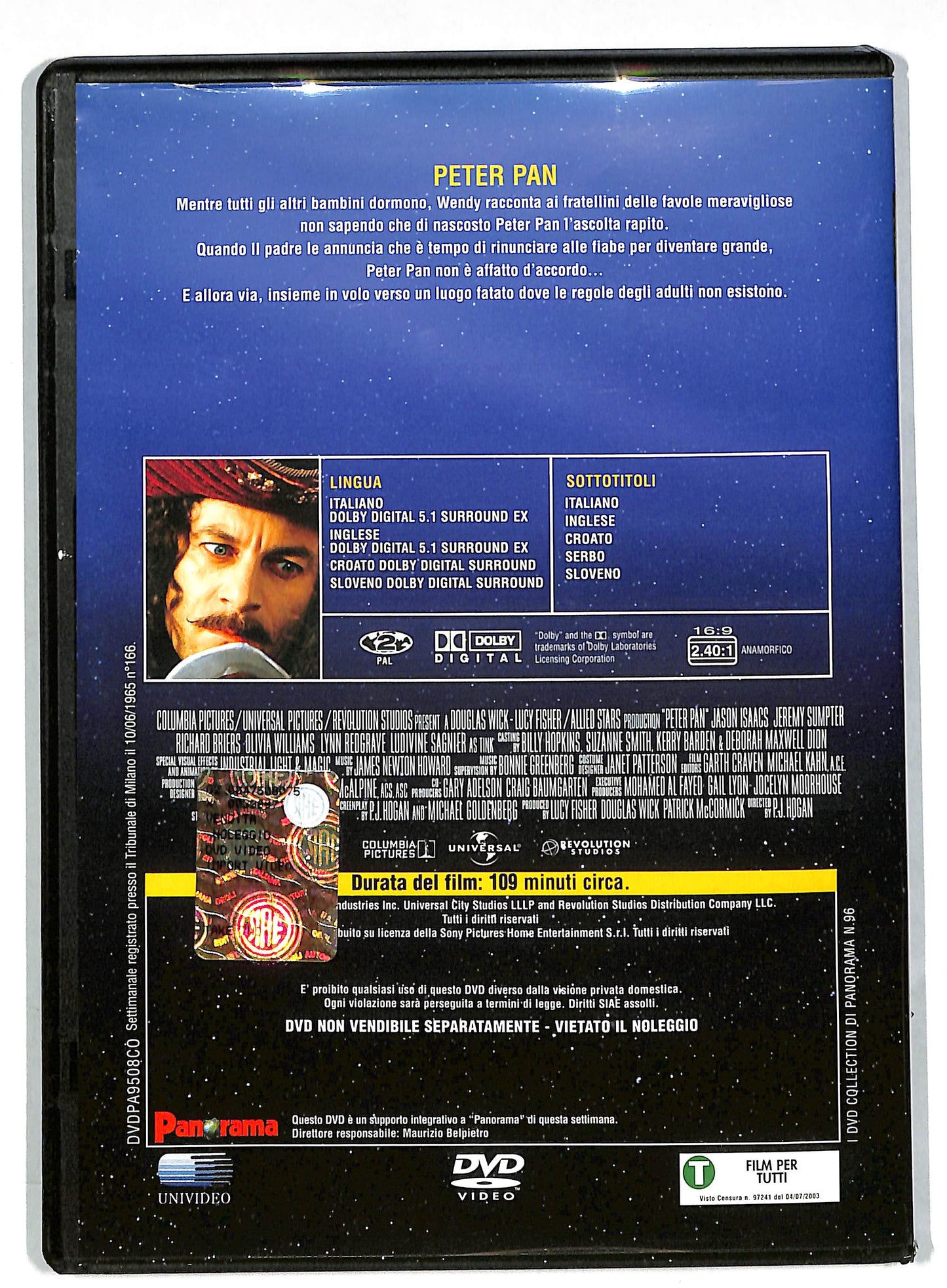 EBOND Peter Pan EDITORIALE DVD DB568749