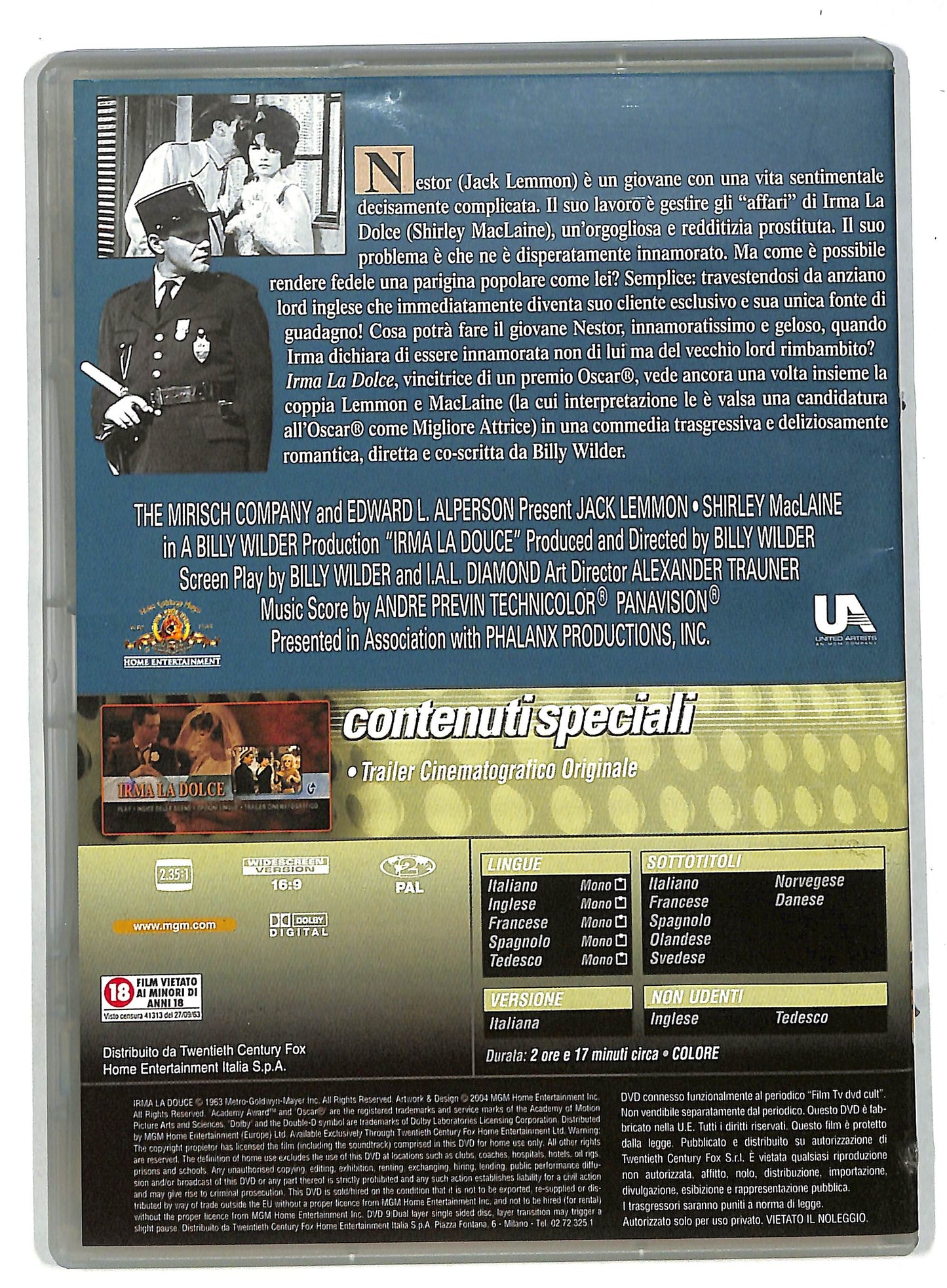 EBOND Irma la dolce EDITORIALE DVD DB571902