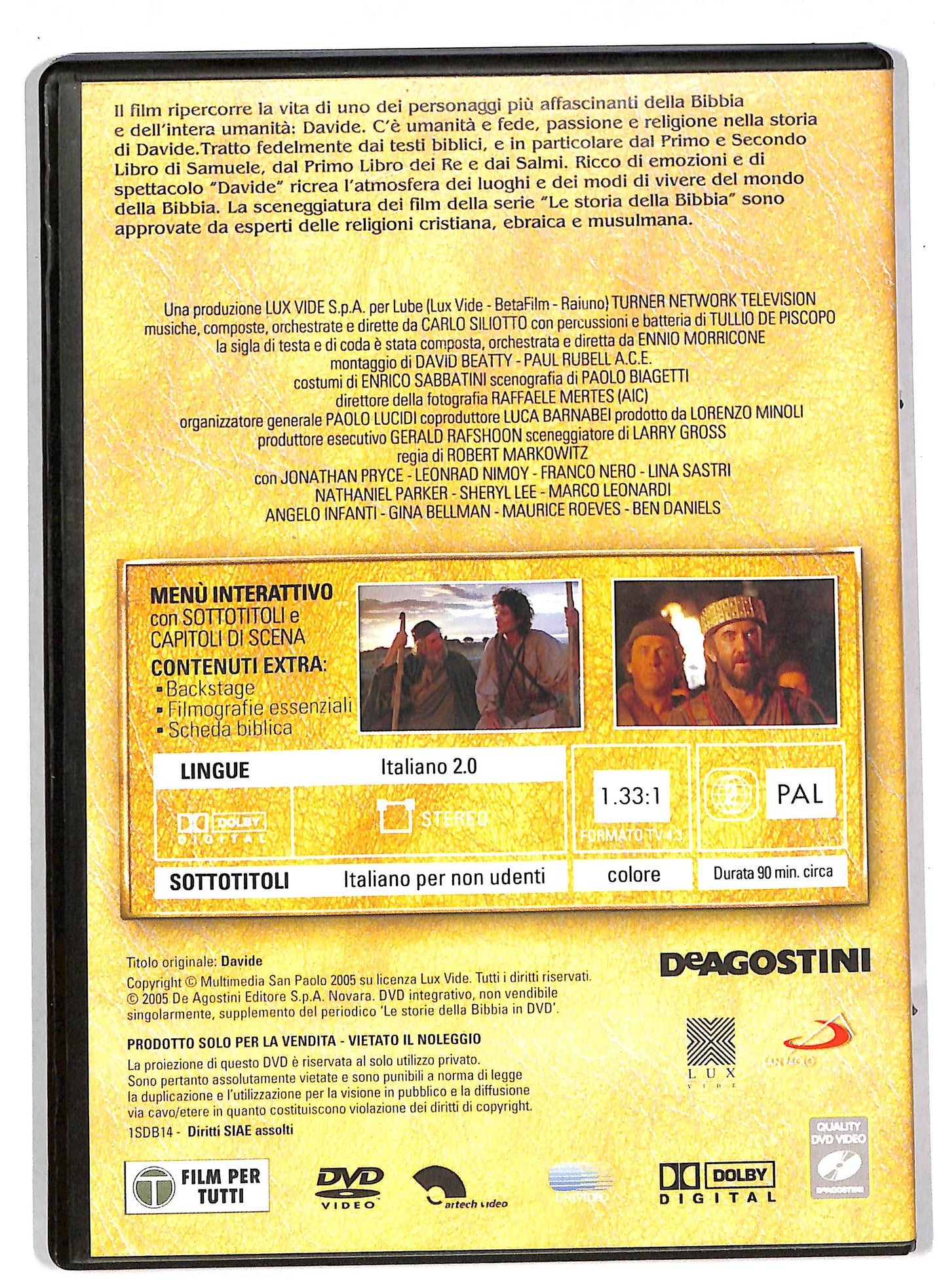 EBOND Davide prima parte - le storie della bibbia EDITORIALE DVD DB572216