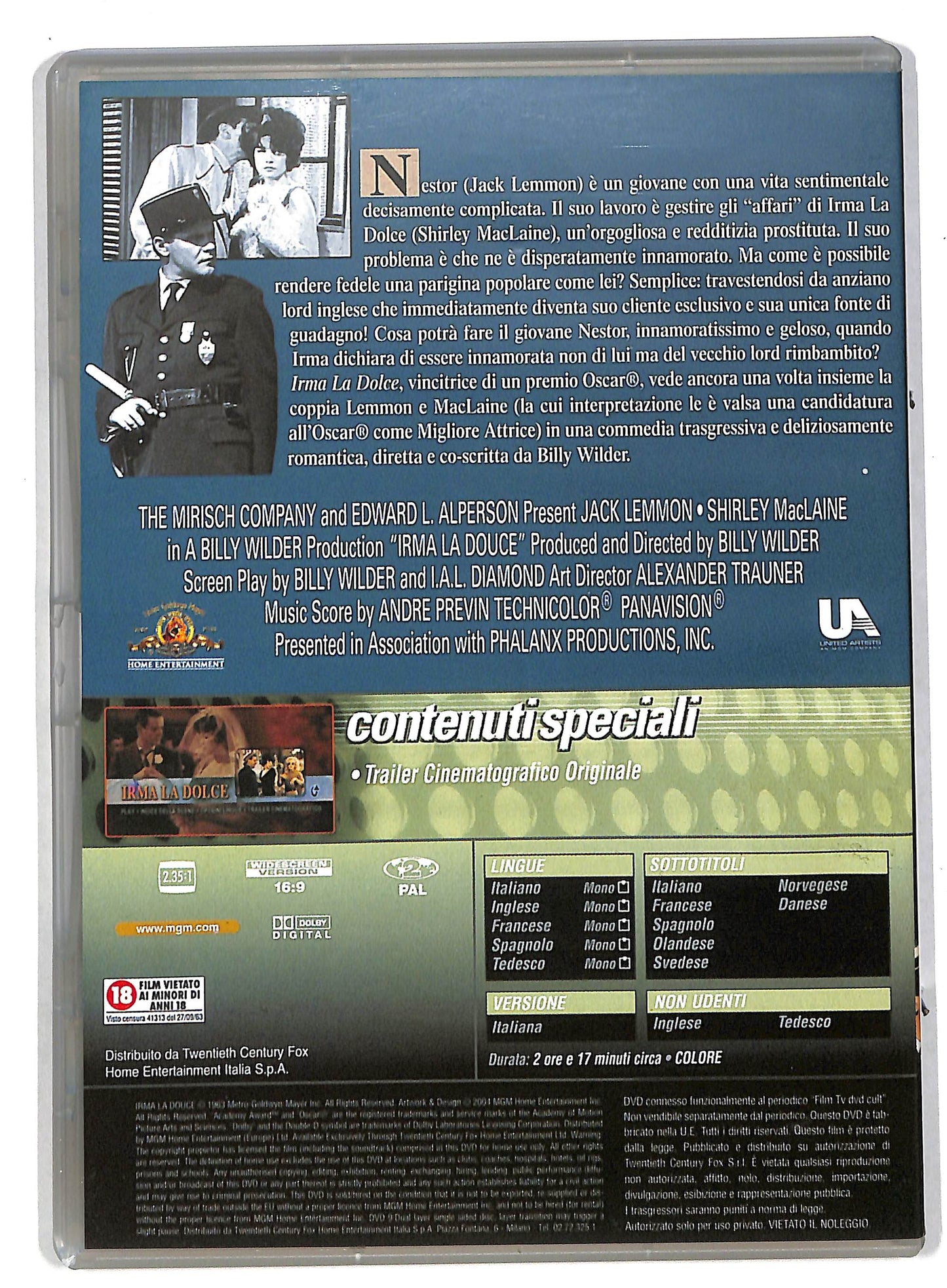 EBOND Irma la dolce EDITORIALE DVD DB572314
