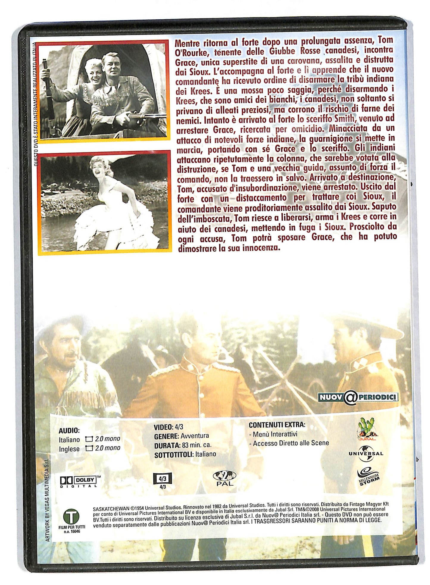 EBOND Le giubbe rosse del saskatchewan EDITORIALE DVD DB573416