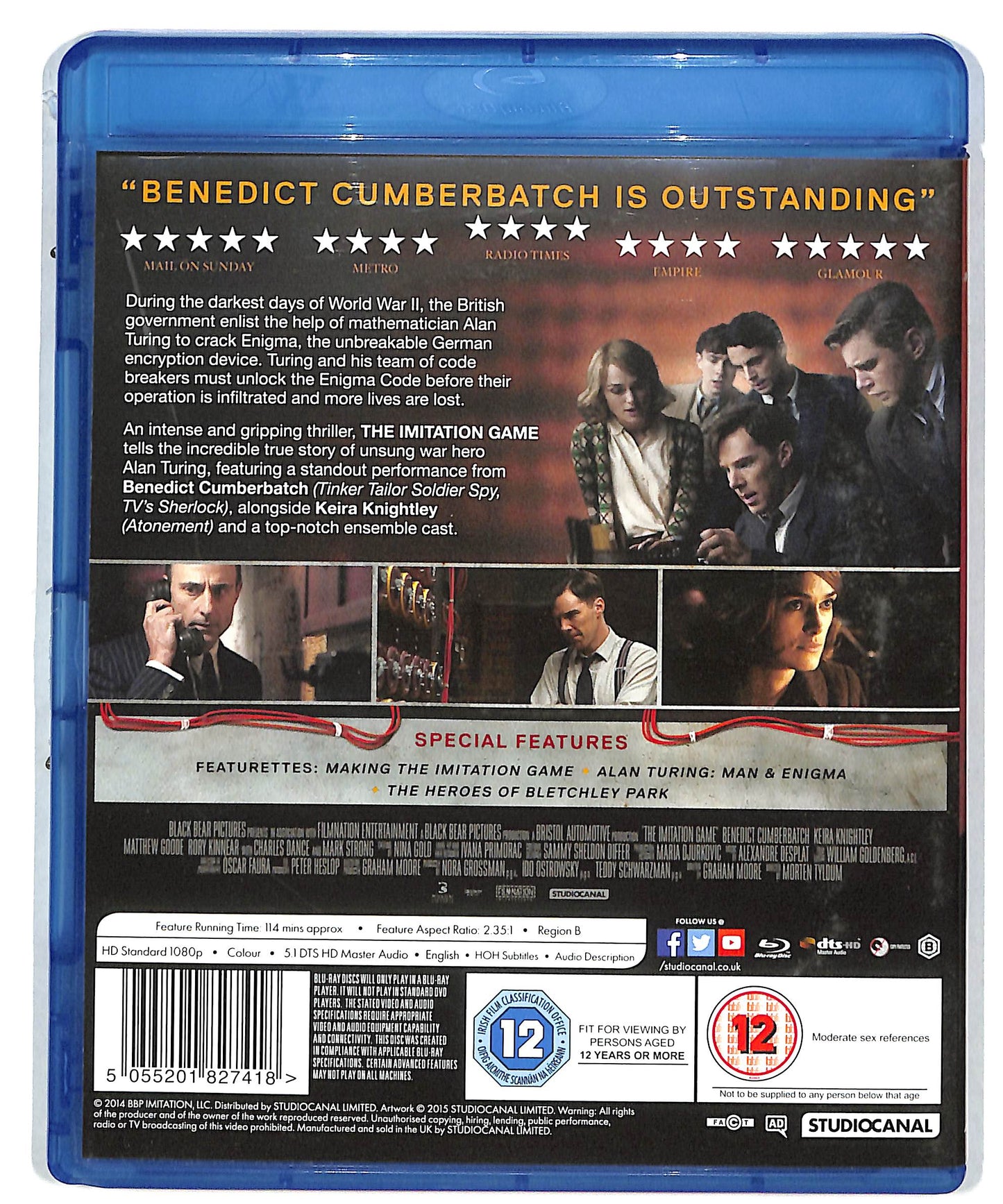 EBOND Imitation game EDIZIONE UK BLURAY DB574603