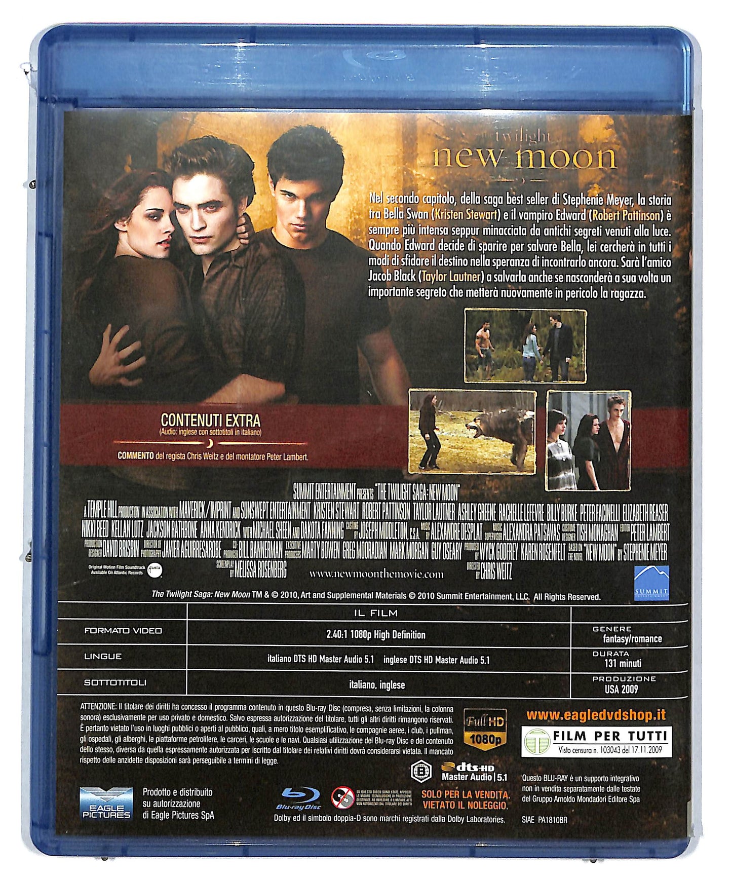 EBOND The Twilight Saga New Moon EDITORIALE BLURAY DB574624