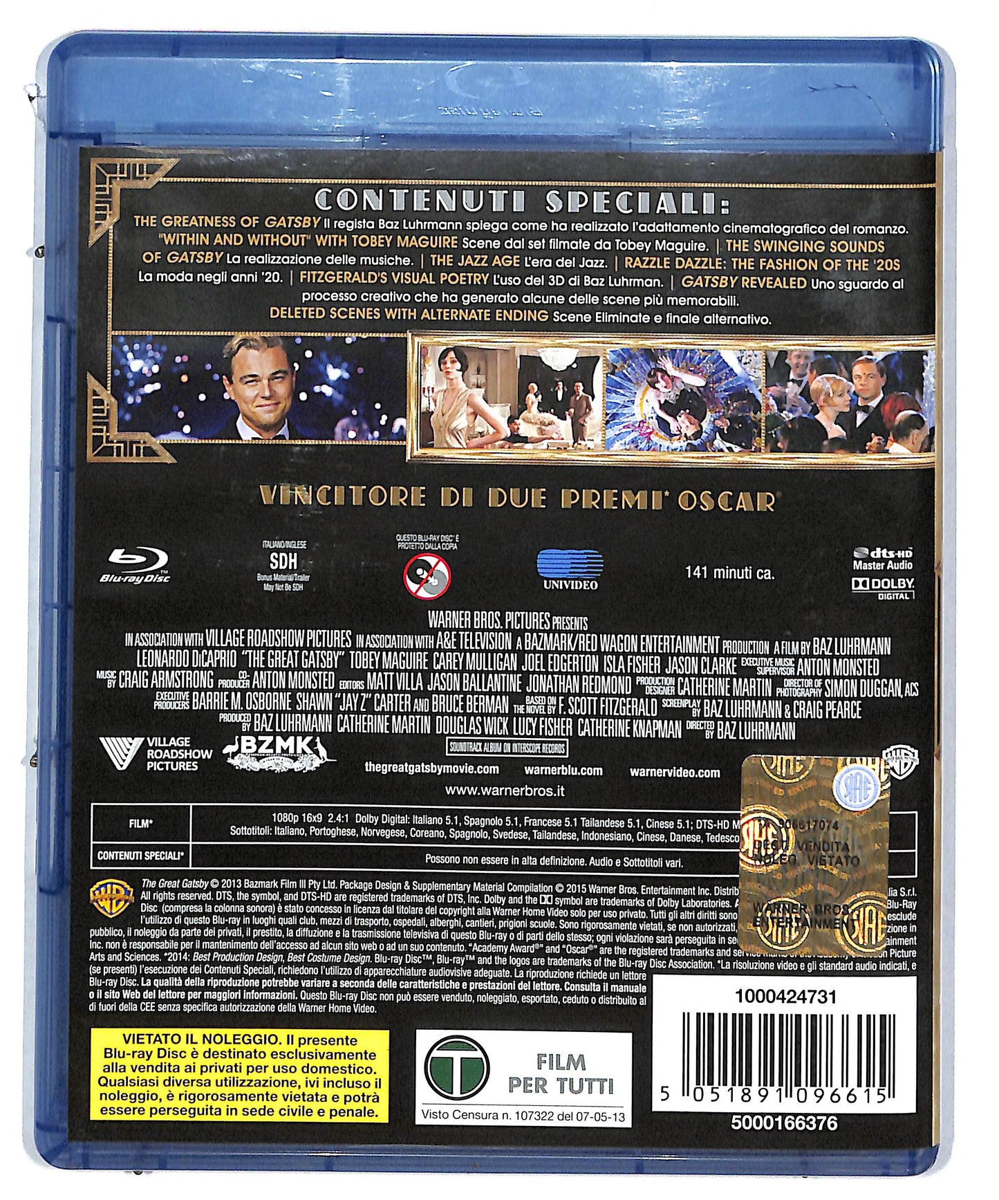 EBOND Il Grande Gatsby BLURAY DB574630