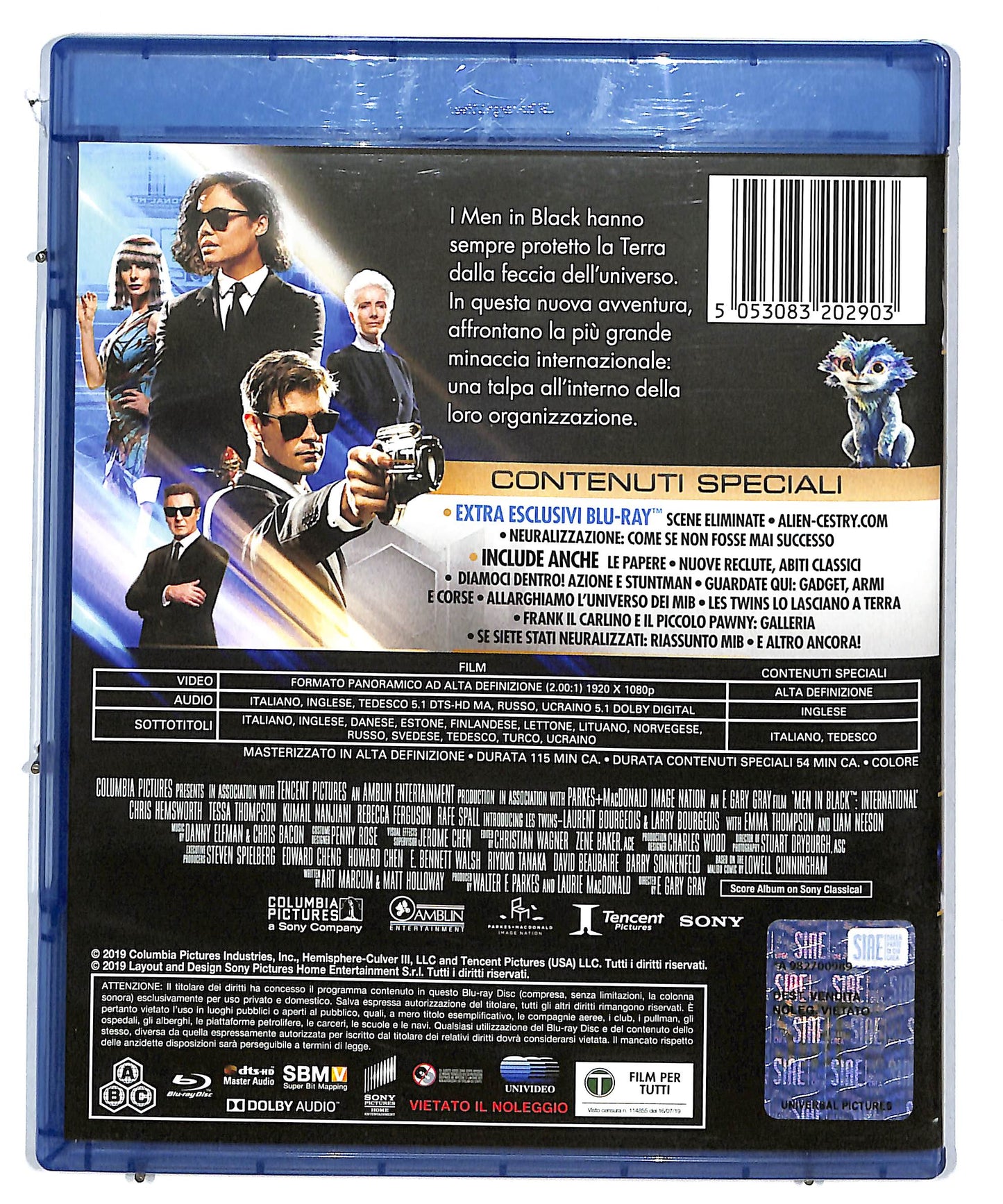 EBOND Men In Black International BLURAY DB574643
