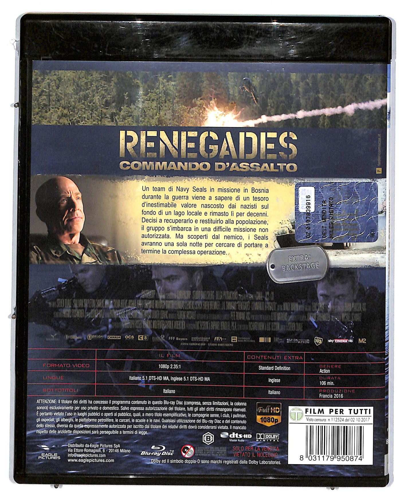 EBOND Renegades - Commando D'Assalto BLURAY DB574921