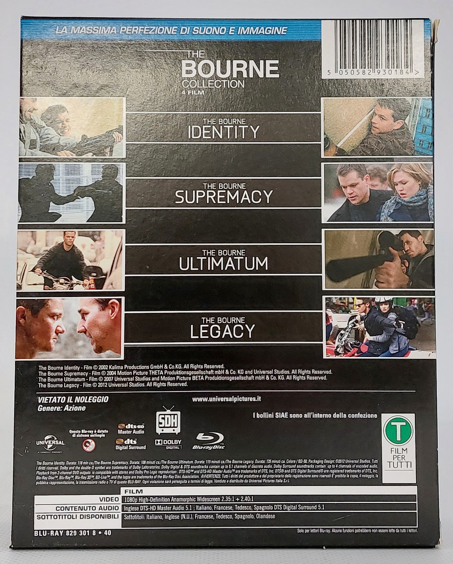 EBOND The Bourne collection - 4 film BLURAY DB574958