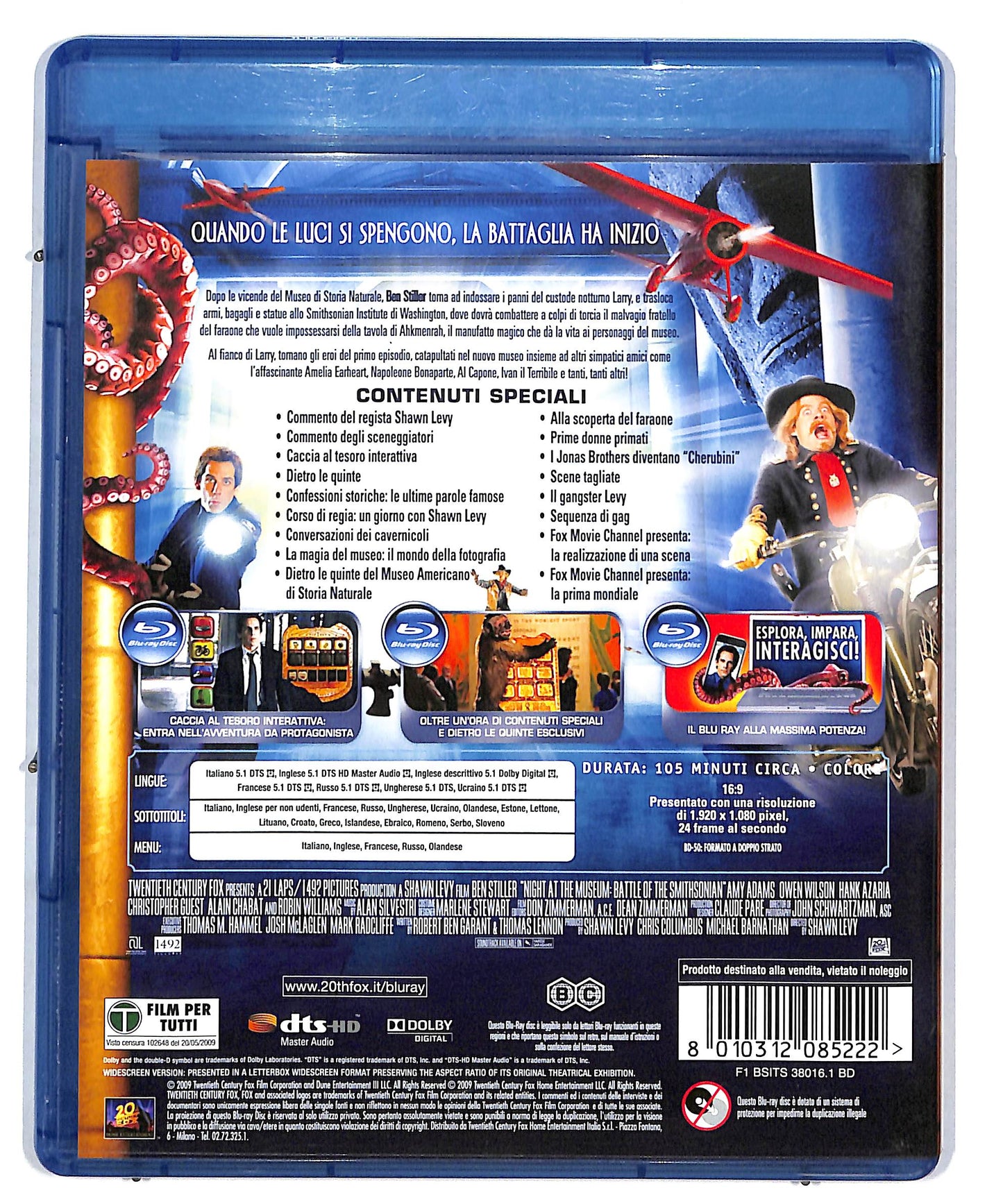 EBOND Una Notte Al Museo 2 - La Fuga BLURAY DB574978