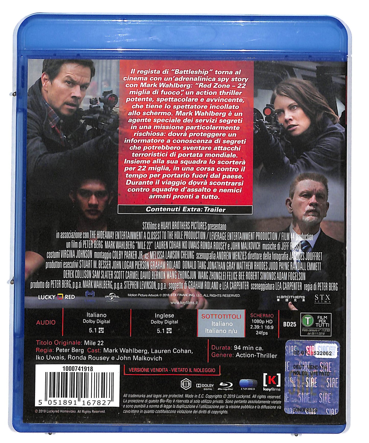 EBOND Red zone - 22 miglia di fuoco BLURAY DB574980