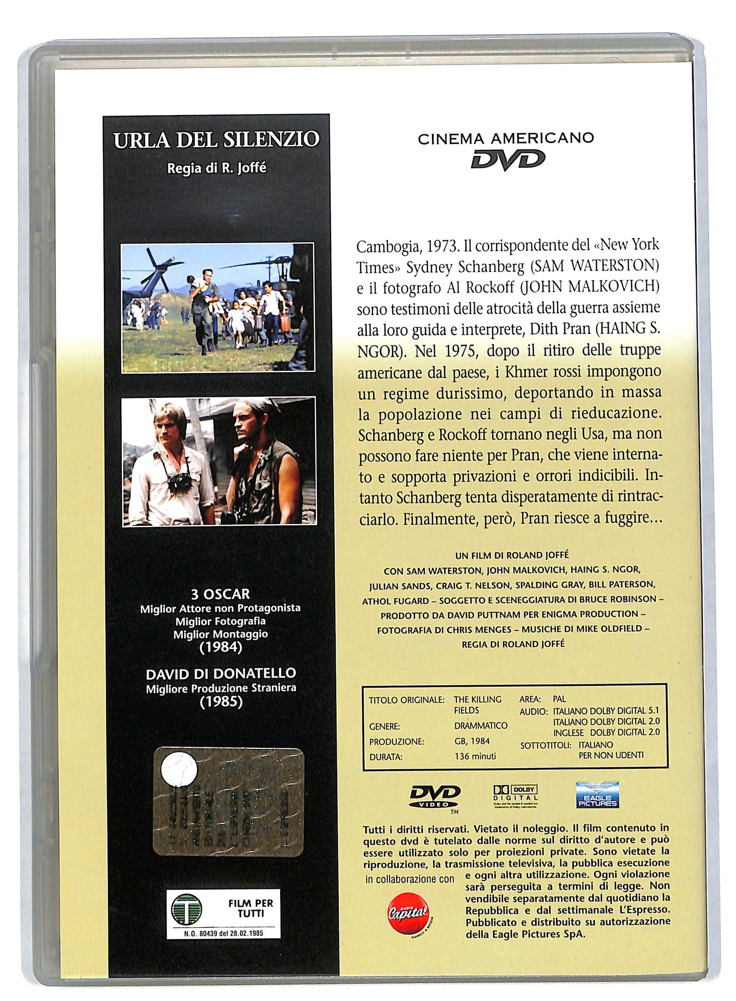 EBOND Urla del silenzio EDITORIALE DVD DB575303