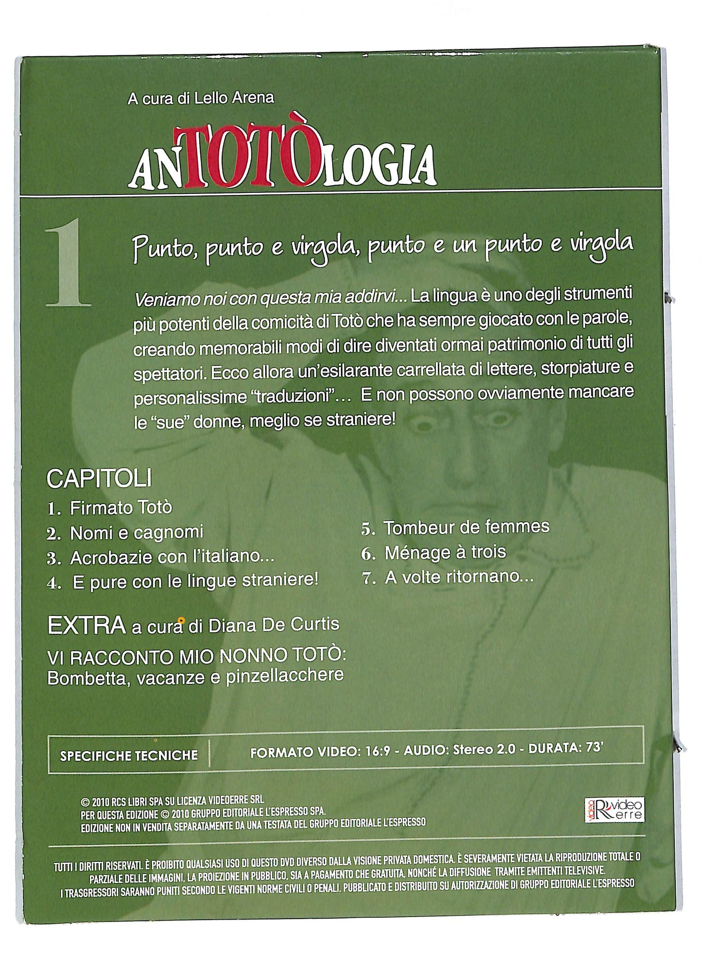 EBOND AnTOTOlogia Punto punto e virgola punto e EDITORIALE DVD DB575359