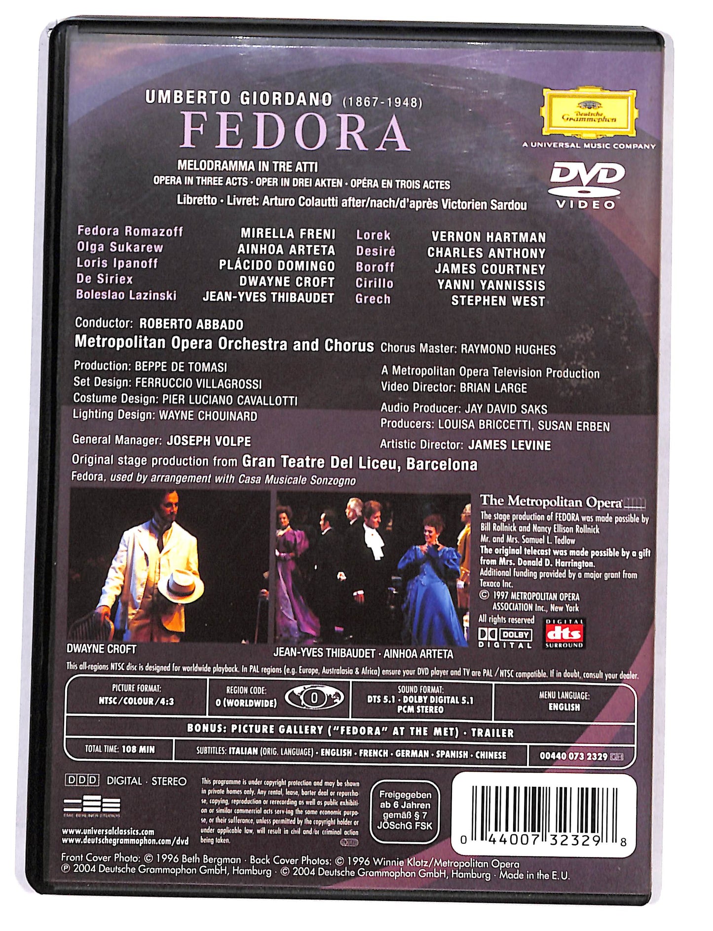 EBOND Giordano - Fedora - Abbado DVD DB577428