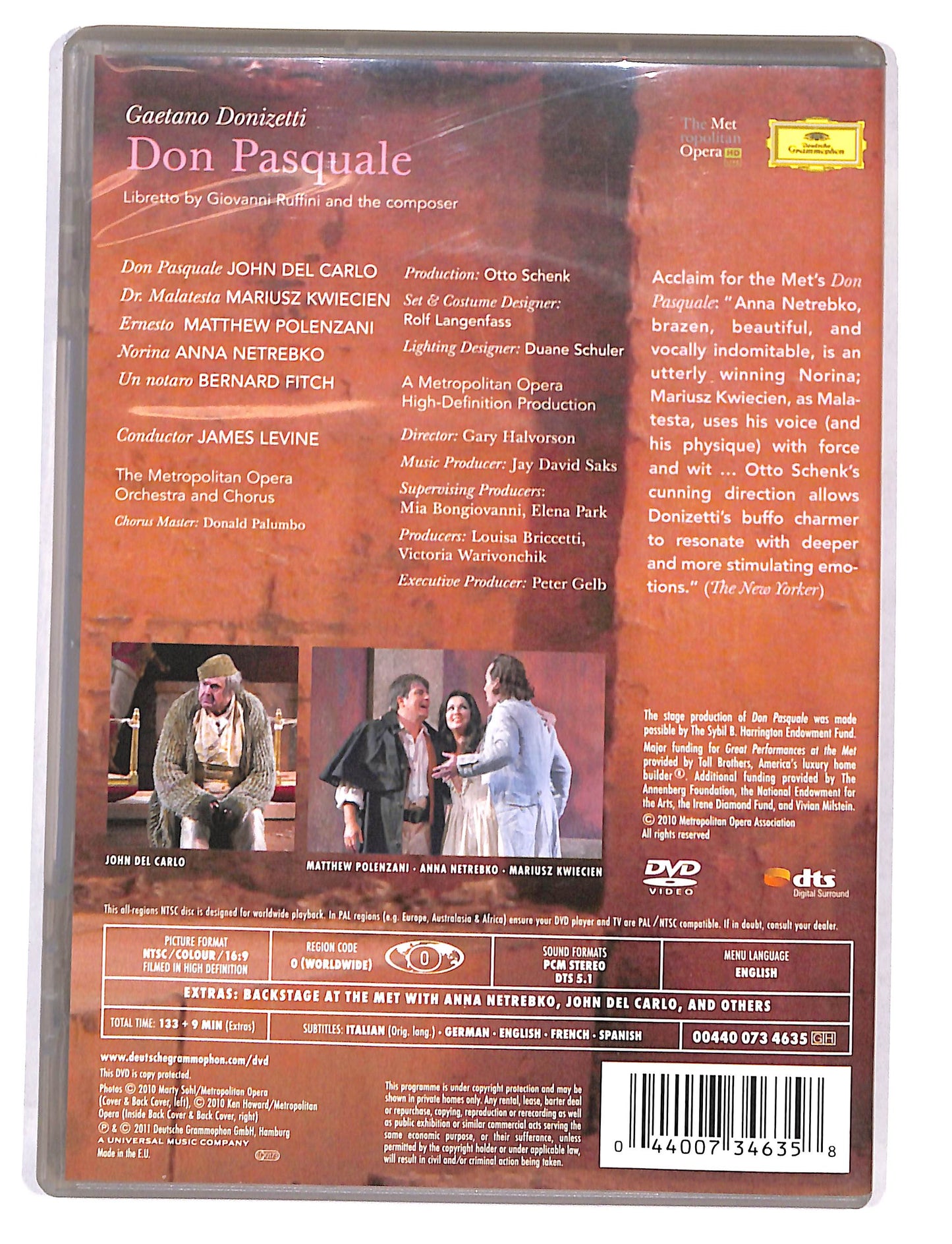 EBOND Donizetti - Don Pasquale - Levine DVD DB577441