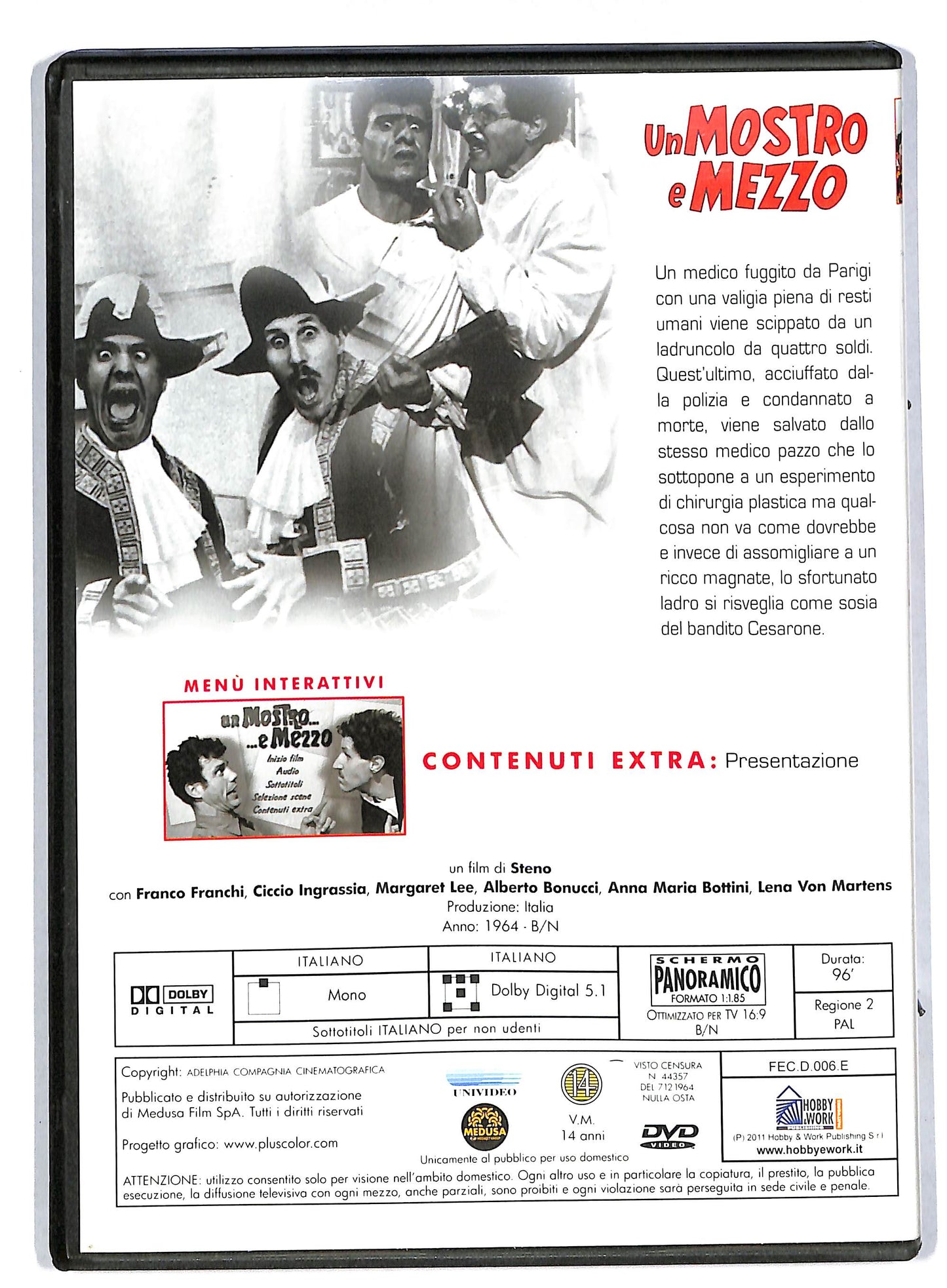 EBOND Un mostro e mezzo EDITORIALE DVD DB577613