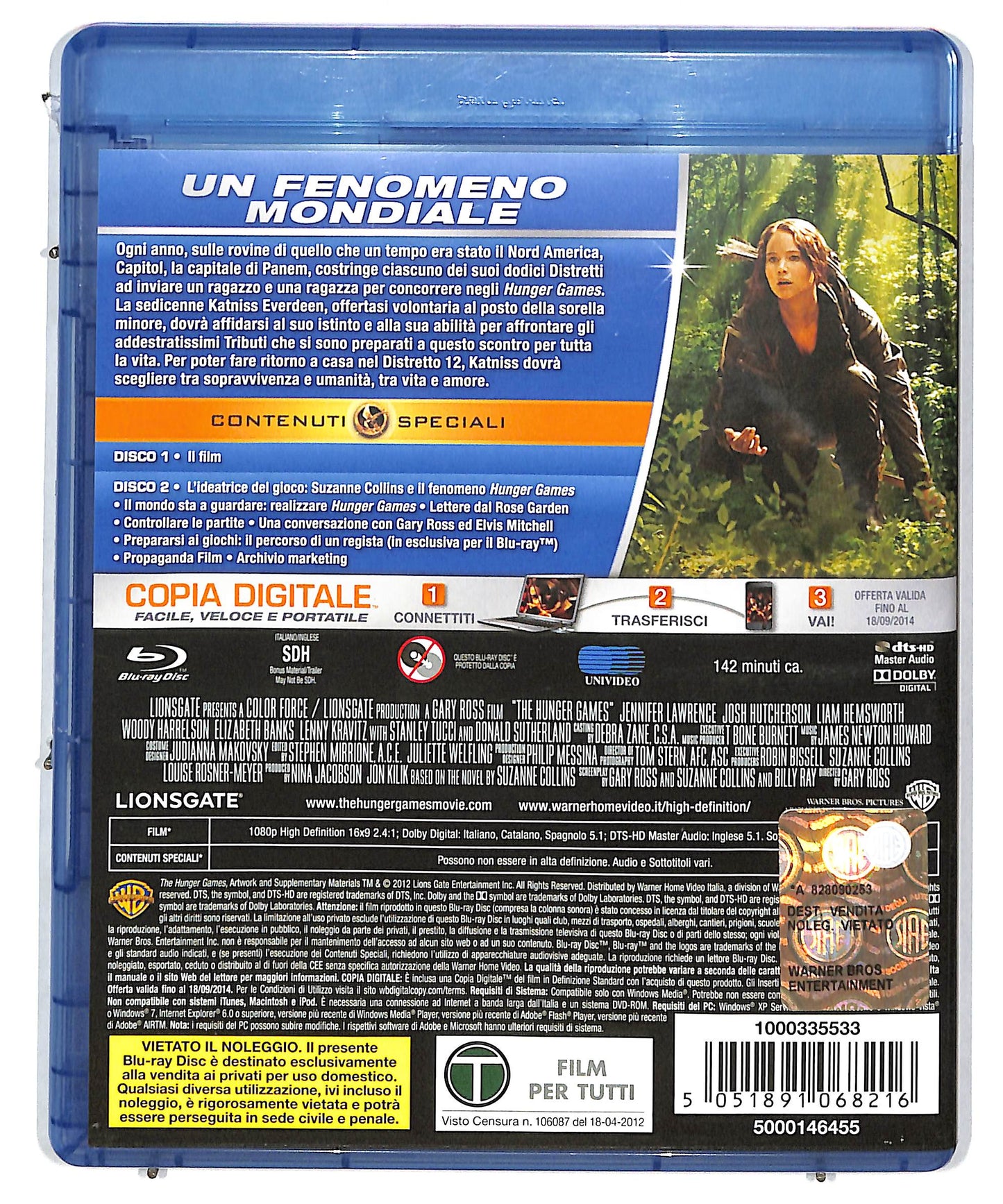 EBOND Hunger games BLURAY DB577649