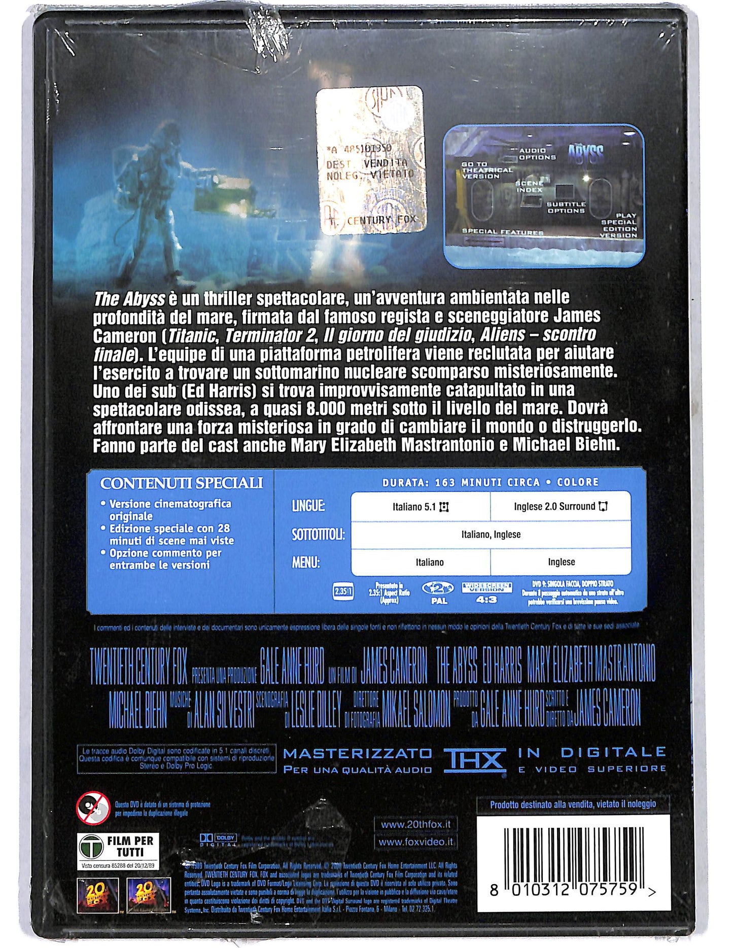 EBOND The Abyss NOLEGGIO DVD DB578007