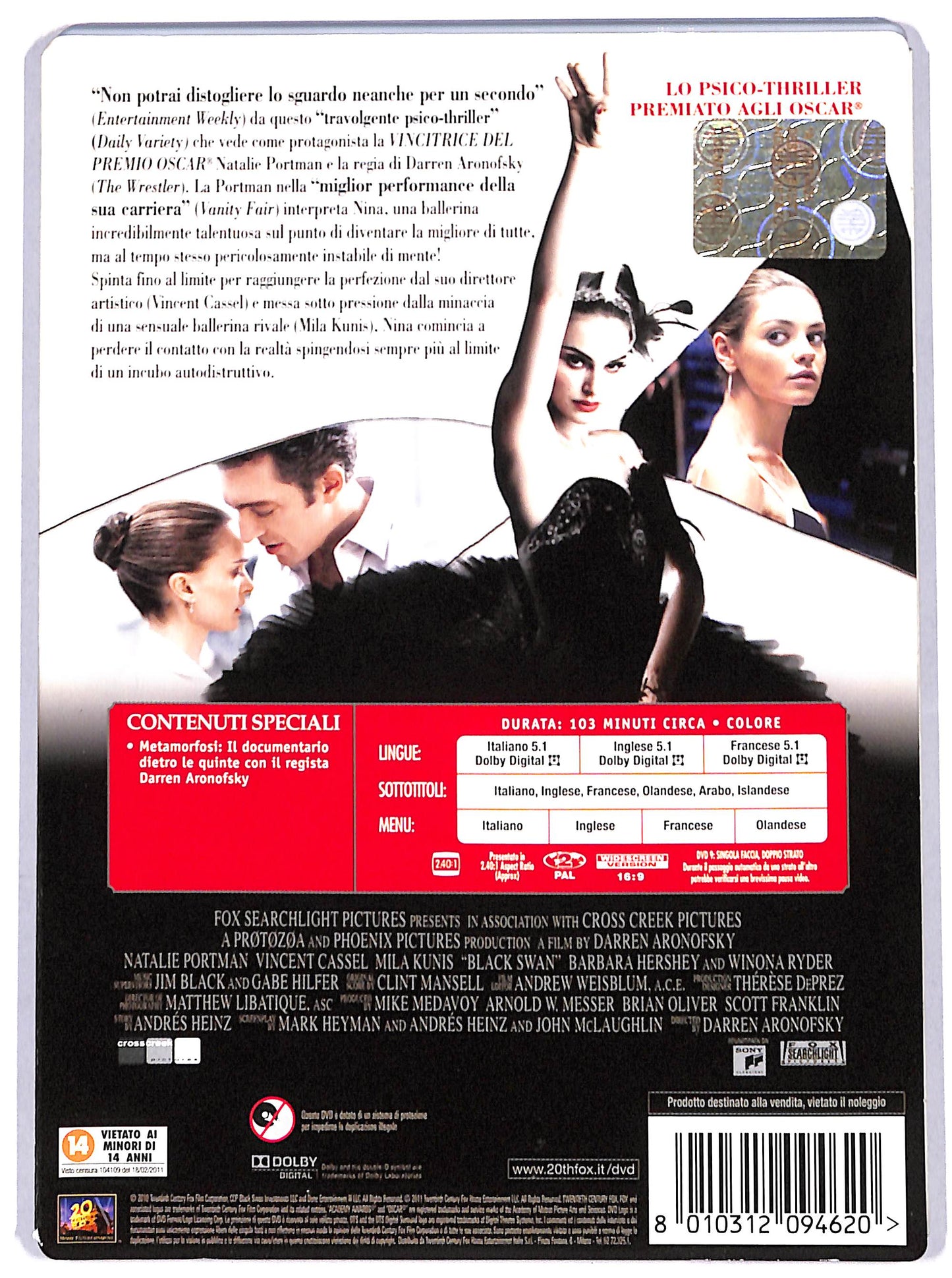 EBOND il cigno nero NOLEGGIO DVD DB578030