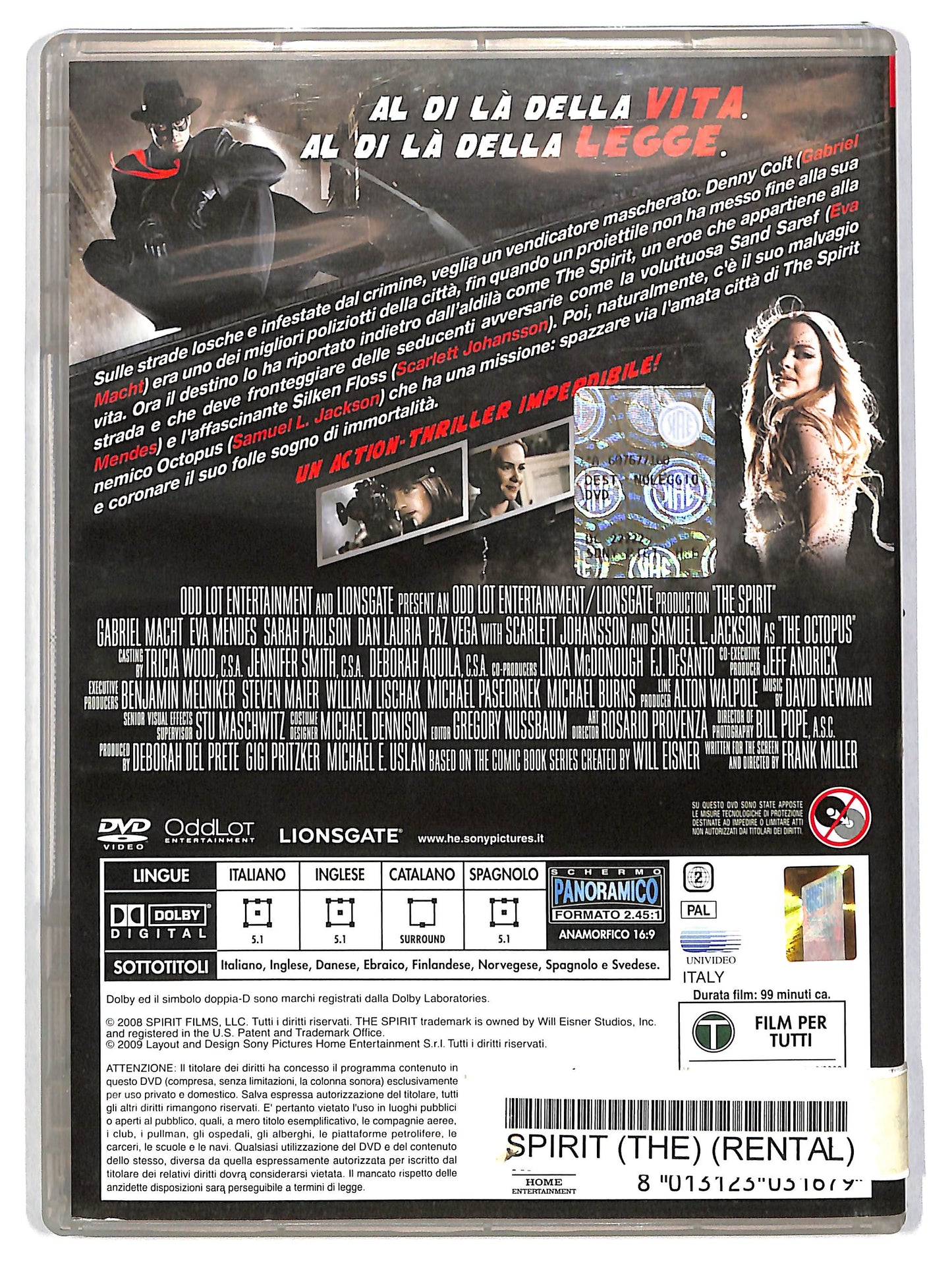 EBOND The Spirit (film 2008) Noleggio DVD DB578037