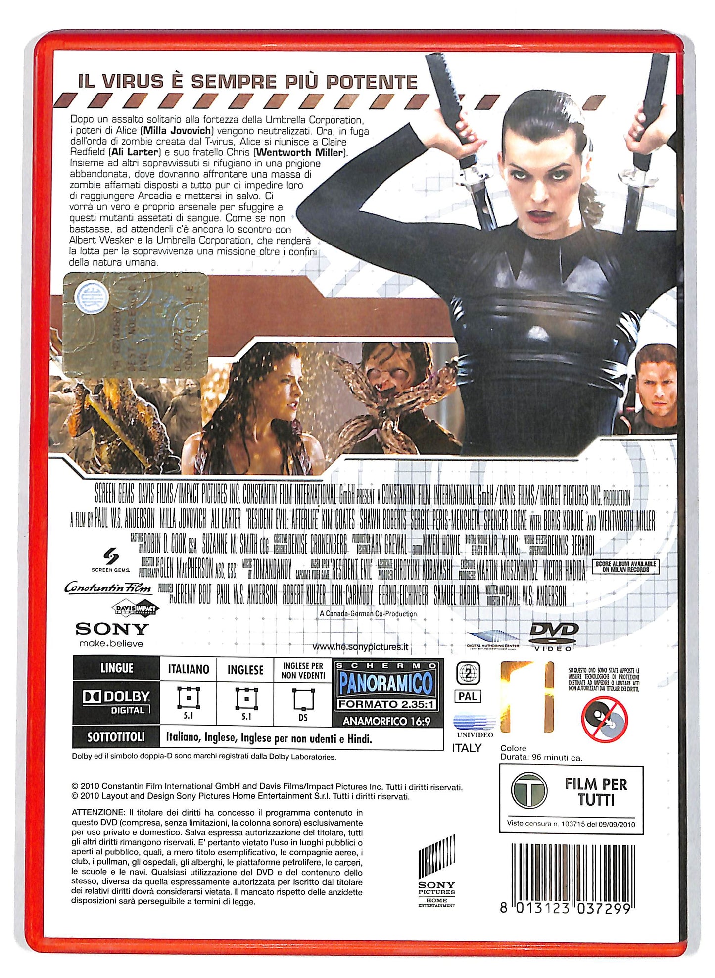 EBOND Resident Evil: Afterlife Noleggio NOLEGGIO DVD DB578044