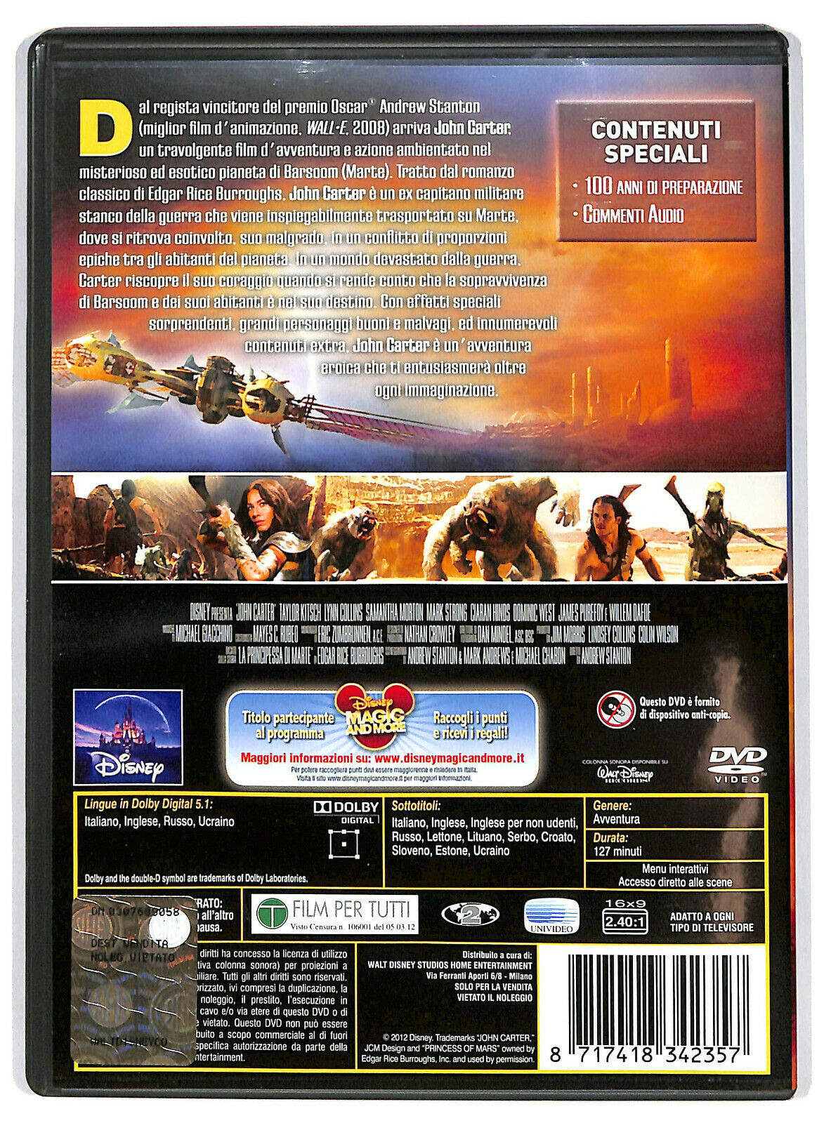 EBOND John Carter NOLEGGIO DVD DB578054