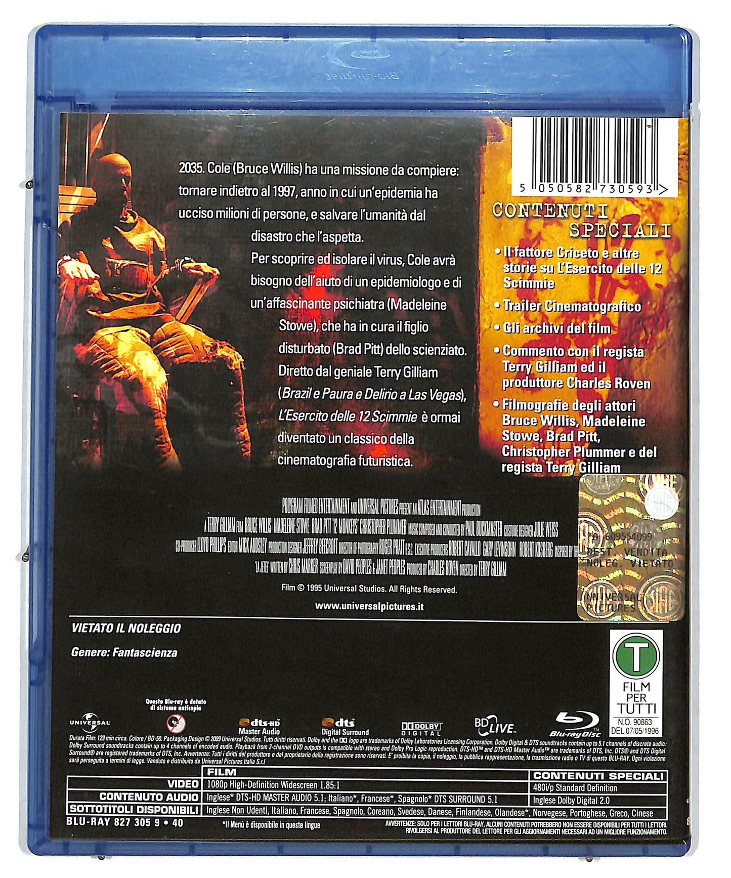 EBOND L'esercito delle 12 Scimmie BLURAY DB578327