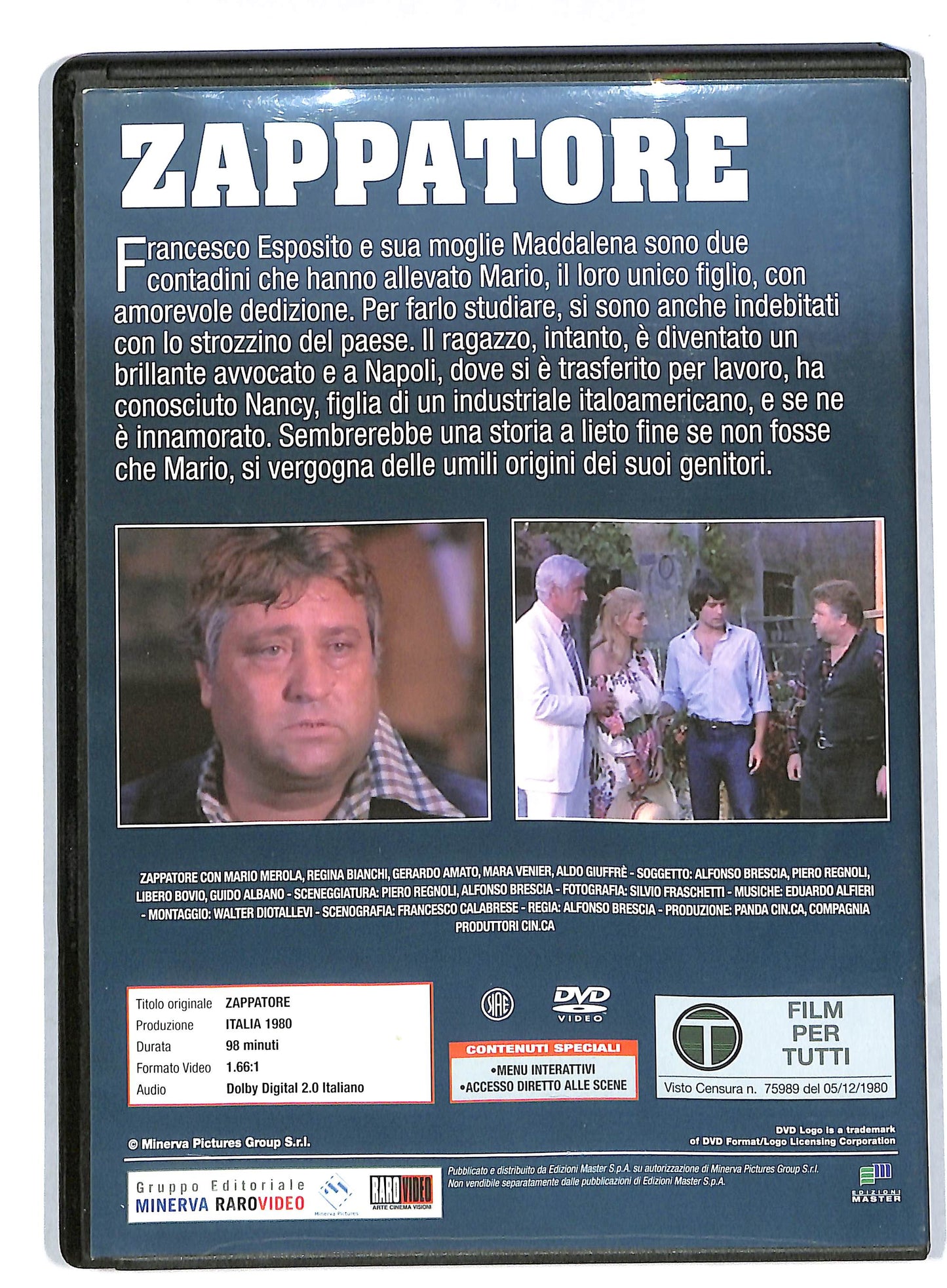 EBOND Zappatore - Mario Merola EDITORIALE DVD DB578359