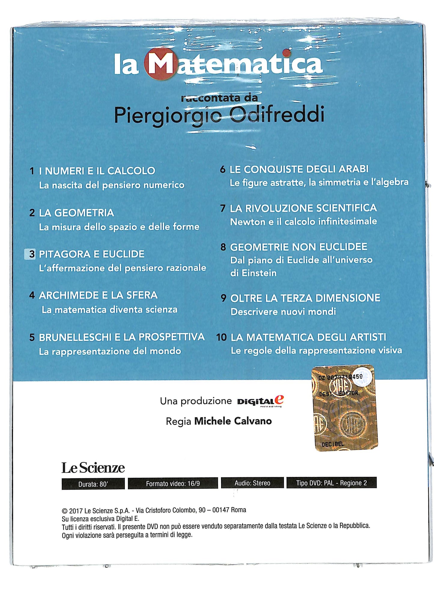 EBOND Pitagora e Euclide vol 3 - la Matematica EDITORIALE DVD DB579235