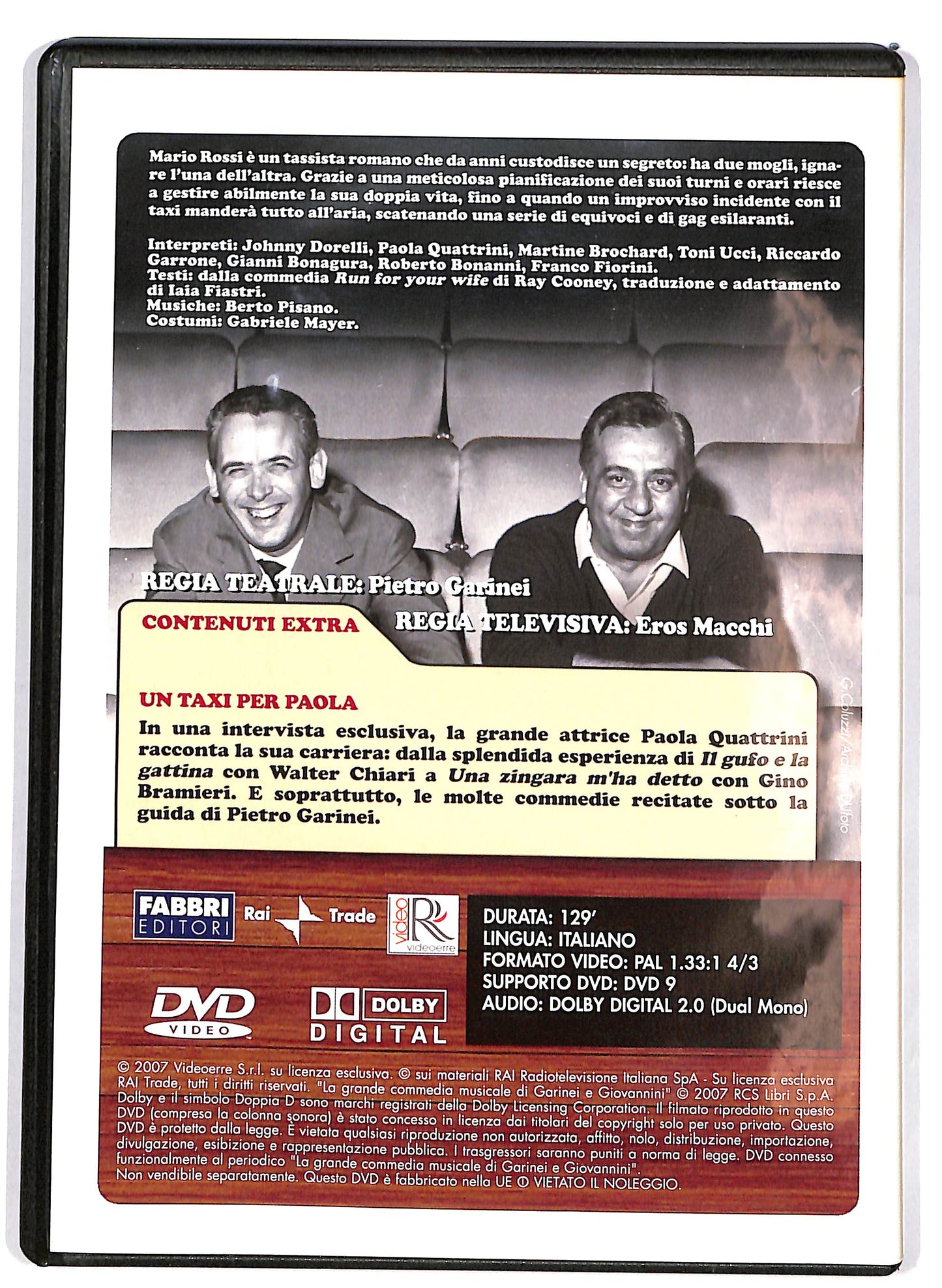 EBOND Taxi a due piazze EDITORIALE DVD DB580321