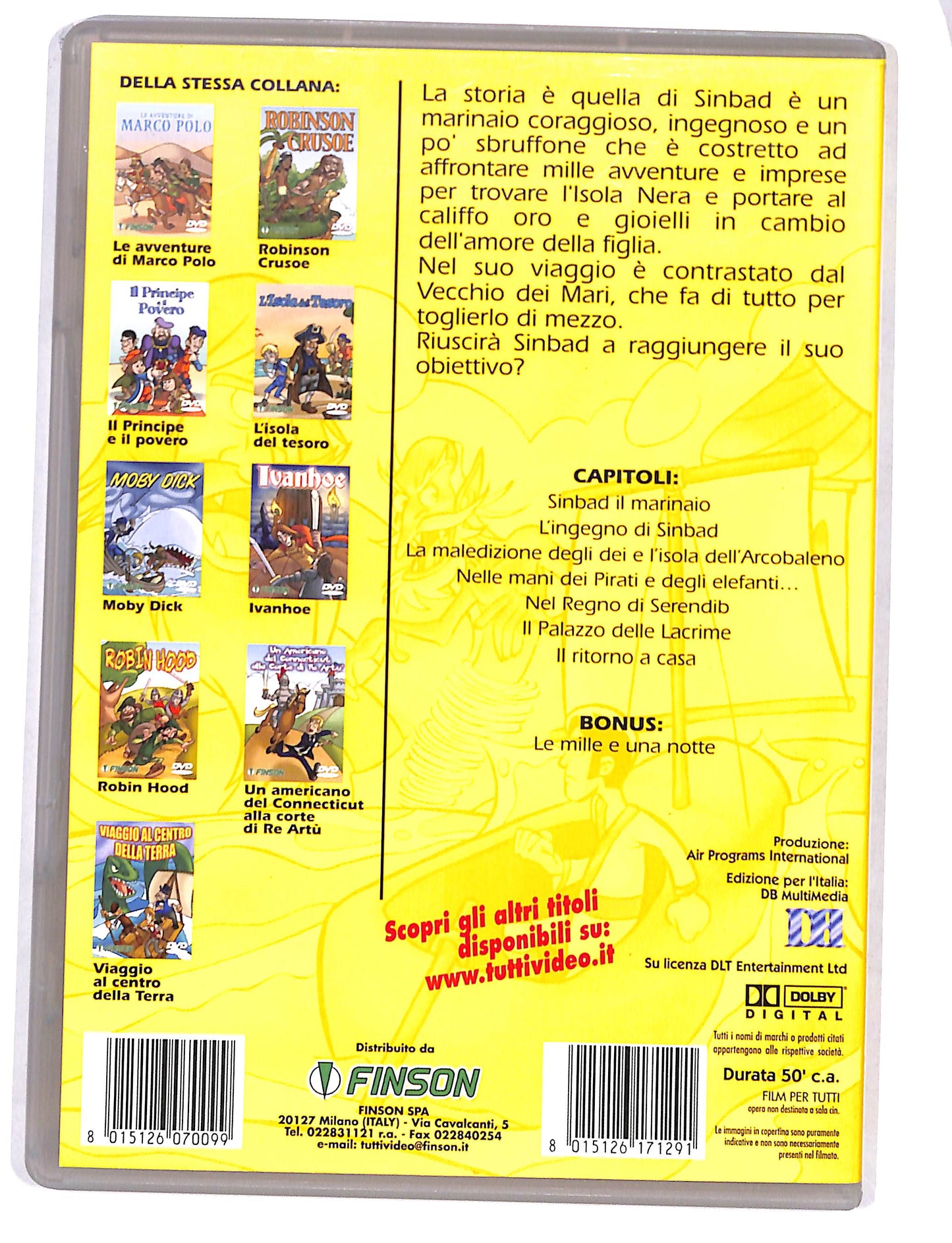 EBOND Le Avventure Di Sinbad DVD DB580603