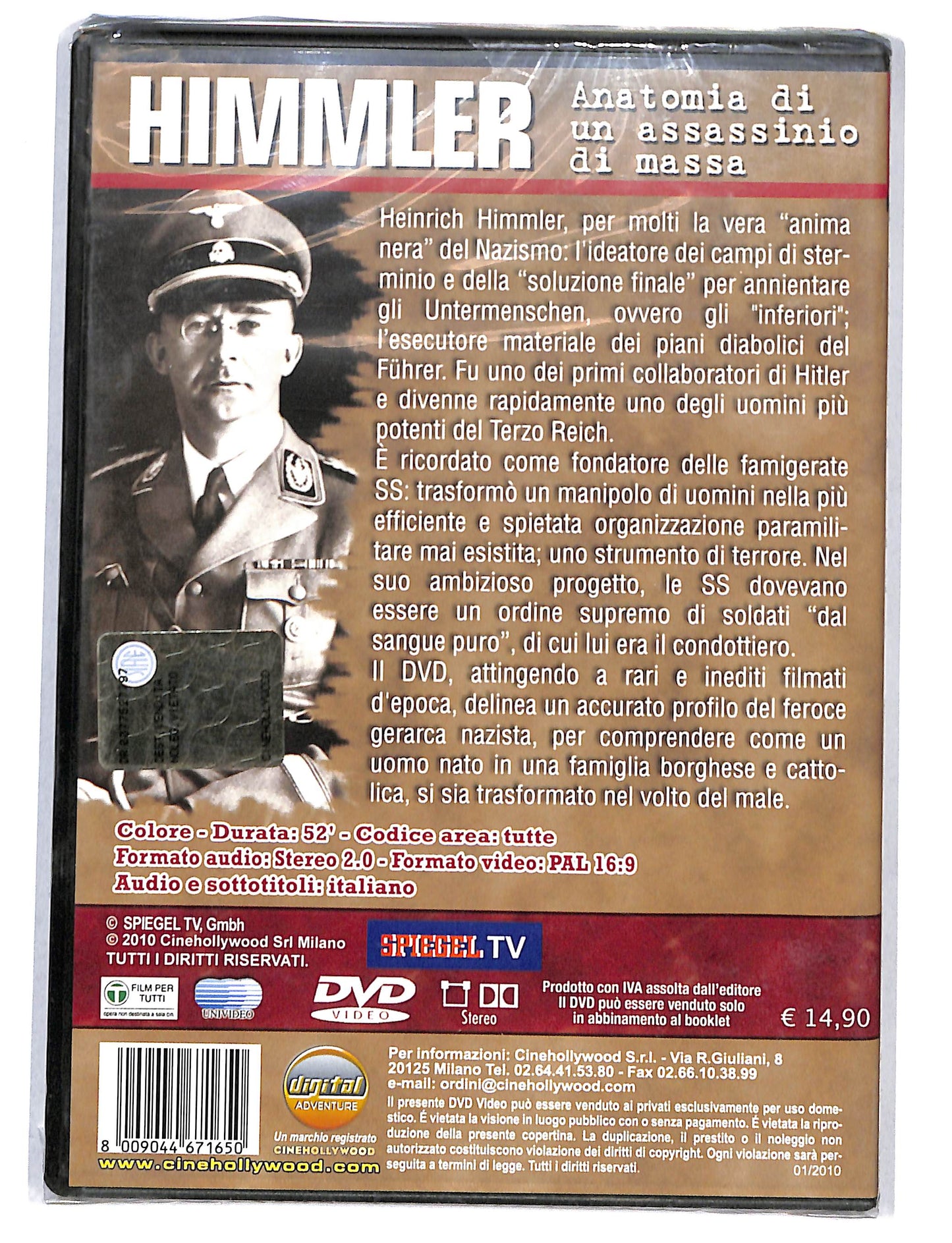 EBOND Himmler - Anatomia di un assassino di massa DVD DB580655