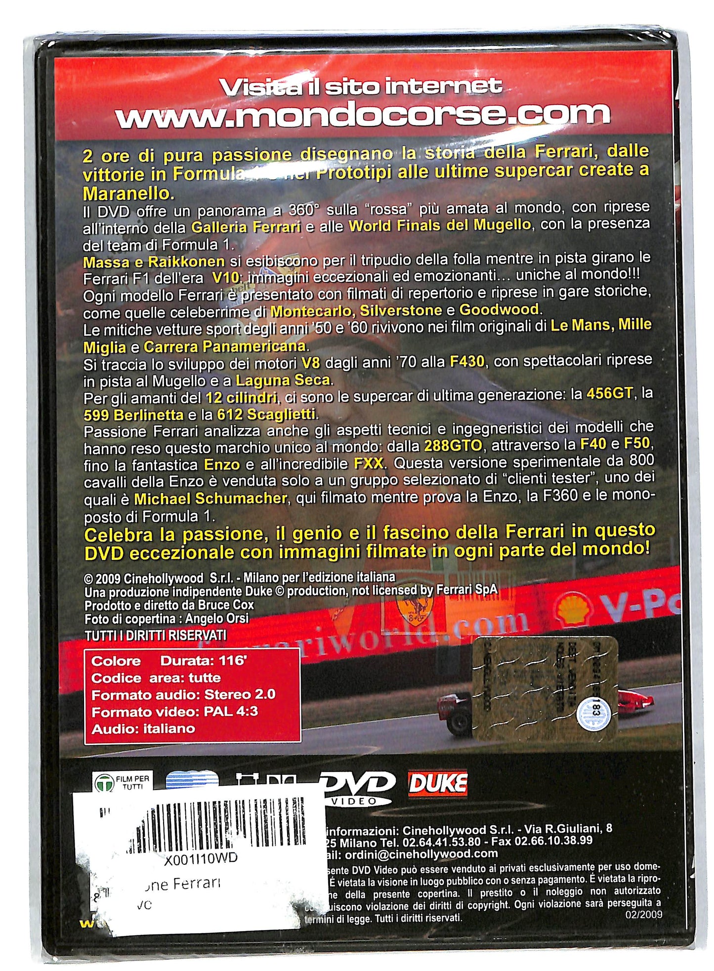 EBOND Passione Ferrari - 60 anni di emozioni DVD DB581412