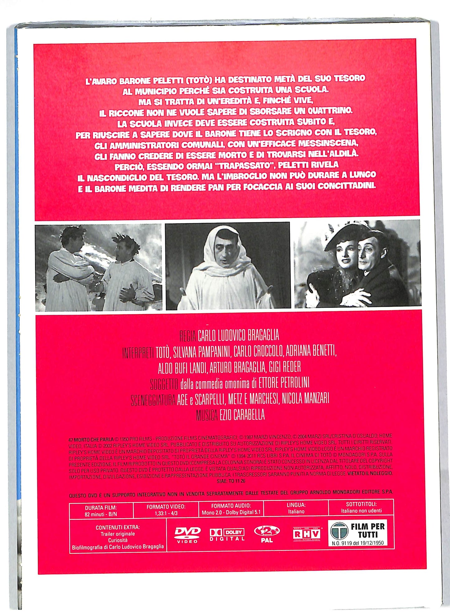 EBOND 47 morto che parla EDITORIALE DVD DB581425