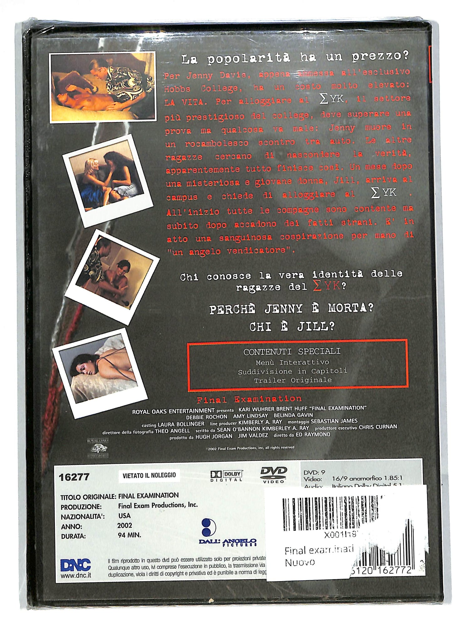 EBOND Final examination DVD DB581444
