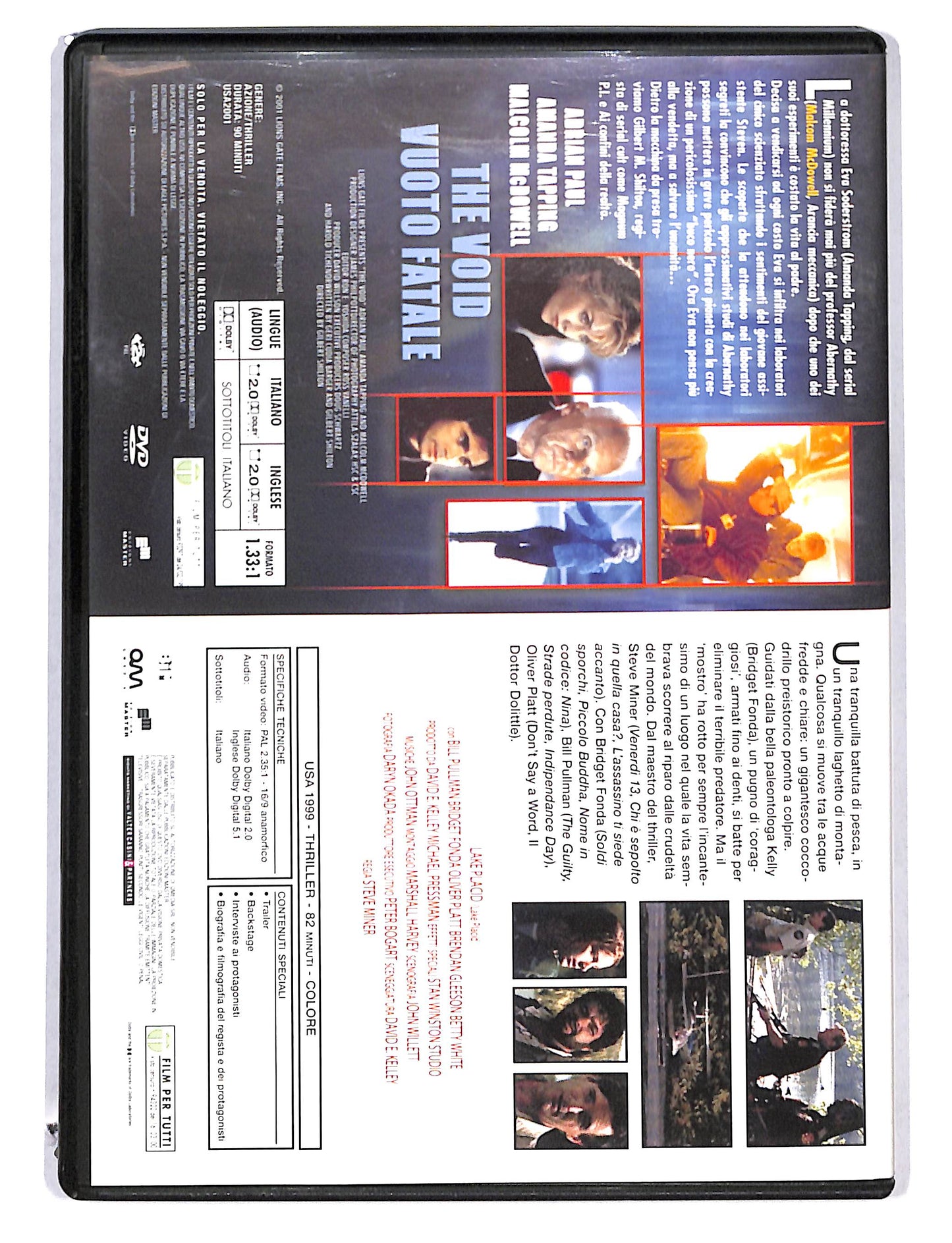 EBOND Lake Placid - The Void EDITORIALE DVD DB582141