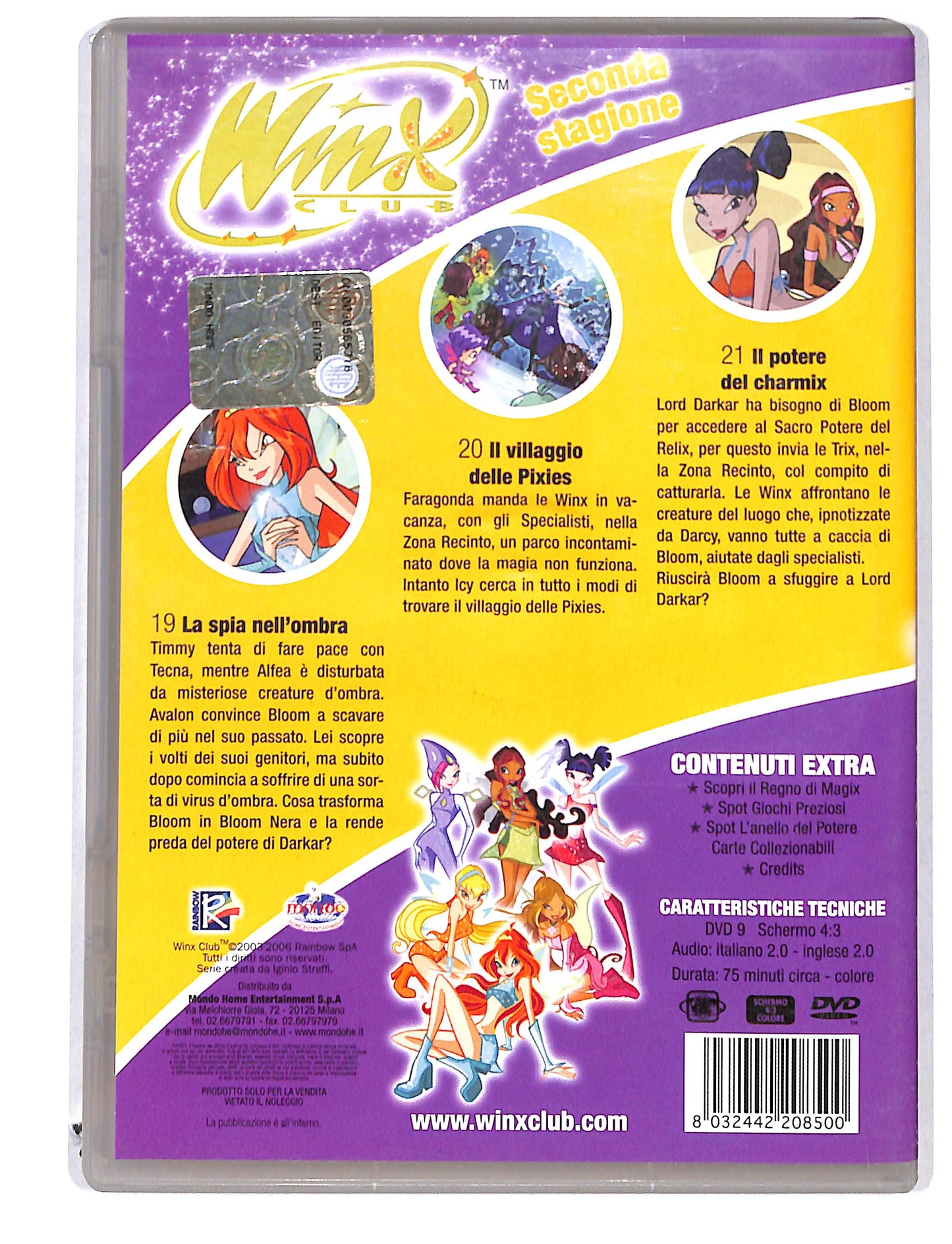 EBOND Winx Club Seconda Stagione - la Spia nell'ombra DVD DB582145