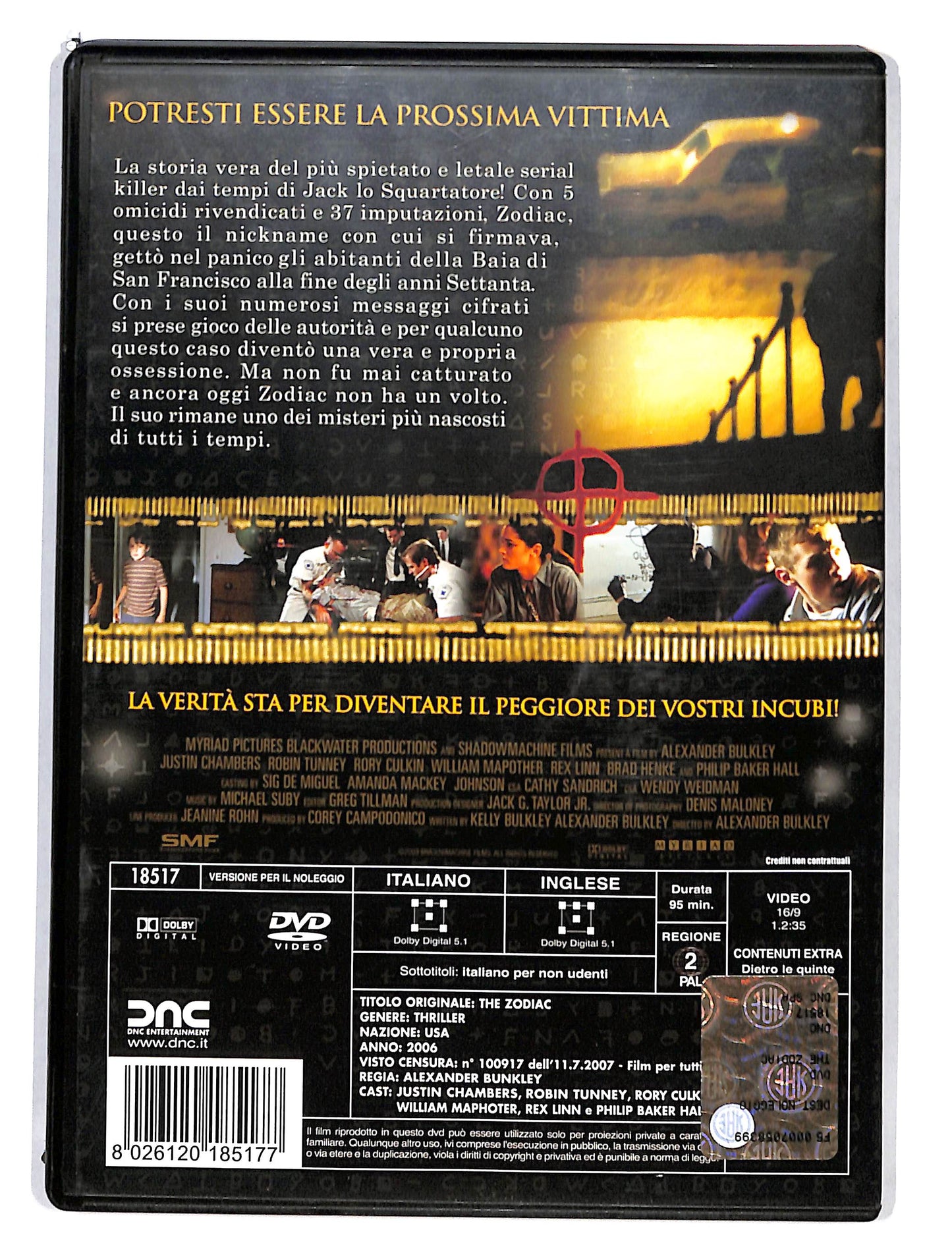 EBOND The Zodiac NOLEGGIO DVD DB582303