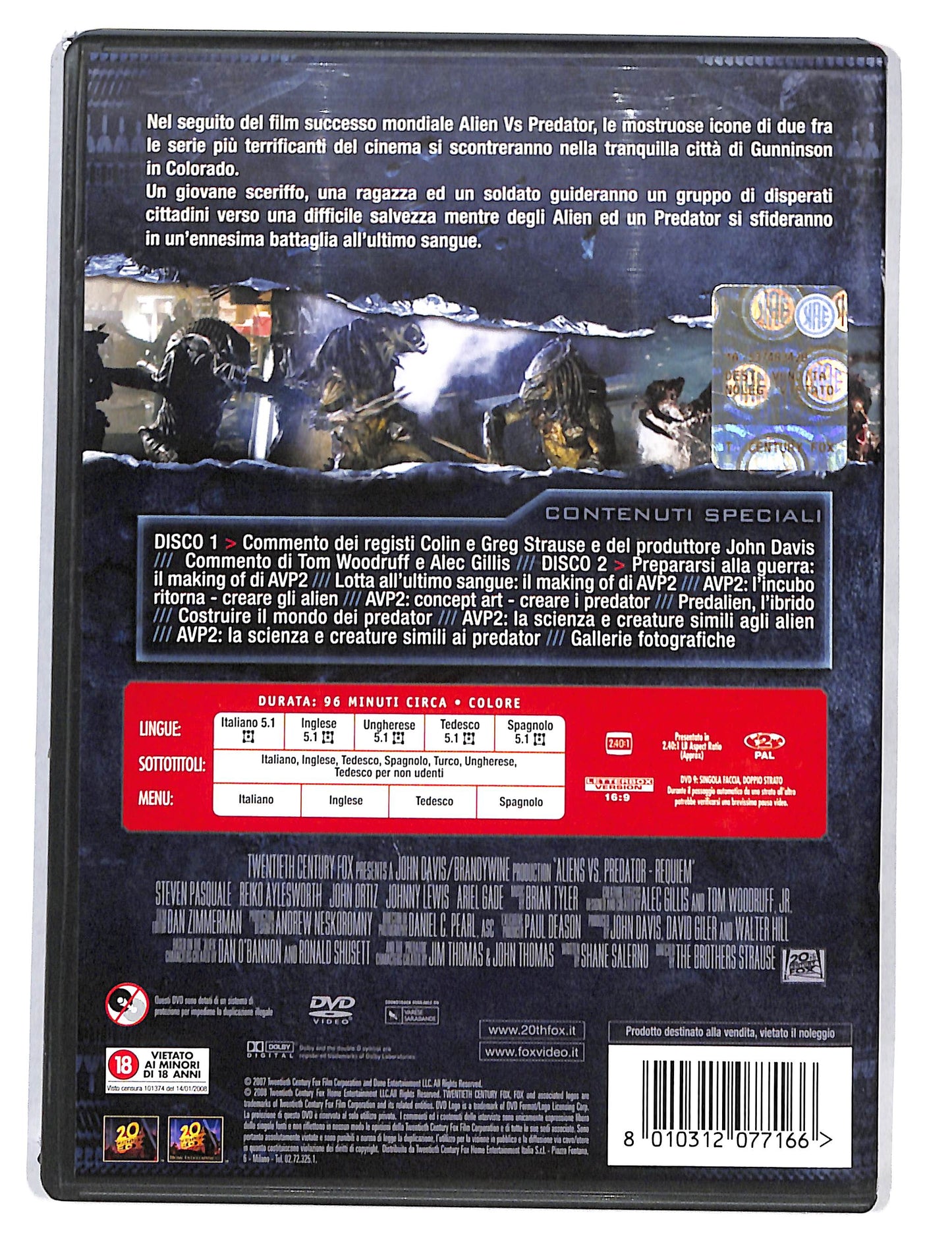 EBOND Aliens vs. Predators 2 EDIZIONE SPECIALE 2 dischi DVD DB582304